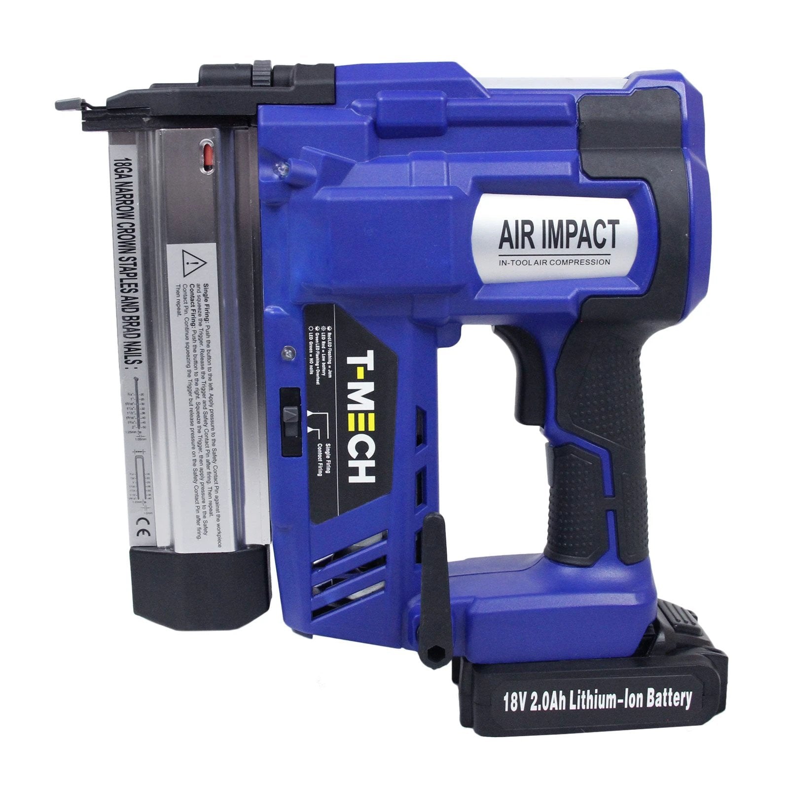 T-Mech Nail & Staple Gun with Additional Battery by Monster Shop