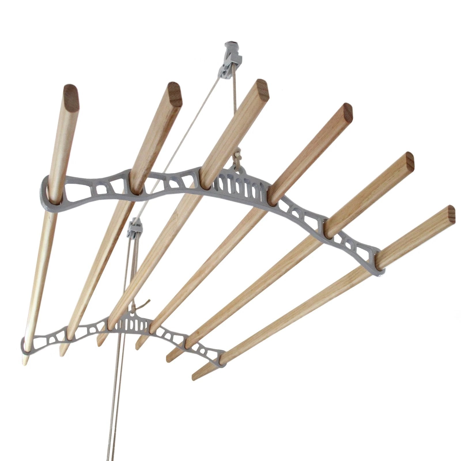 Clothing Airer Ceiling Pulley - White - 1.4m by Monster Shop