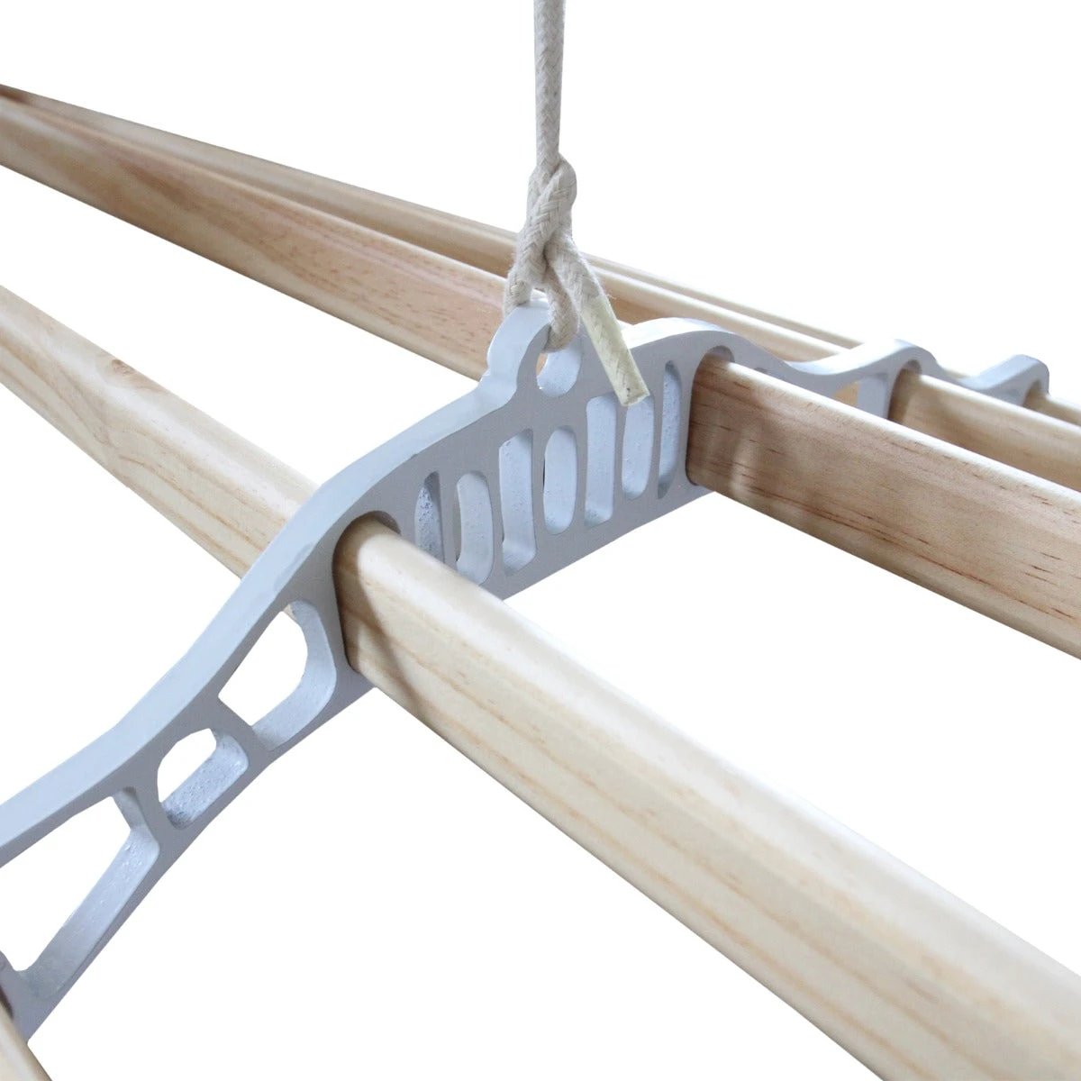 Monster Shop Clothing Airer Ceiling Pulley - White - 2.4m -