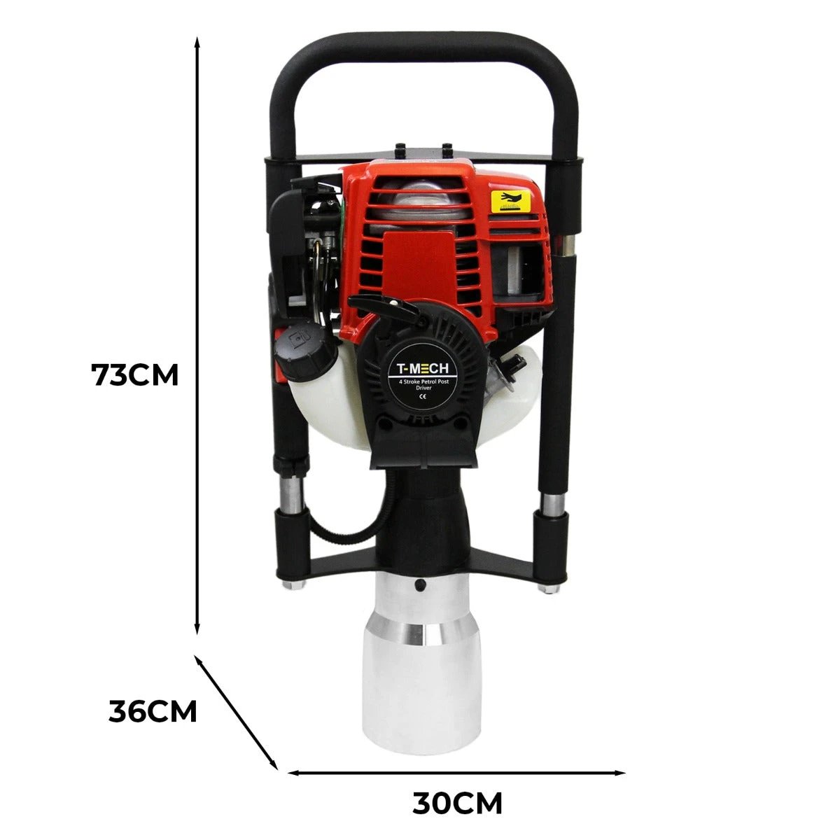 T-Mech 4-Stroke Petrol Post Driver 120mm by Monster Shop