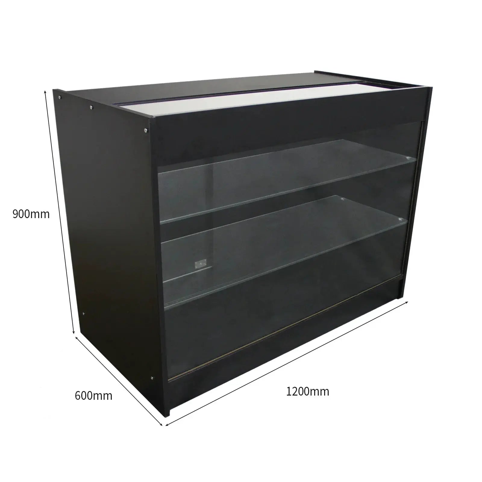 Monster Shop K1200 Retail Product Display Cabinet - Black -