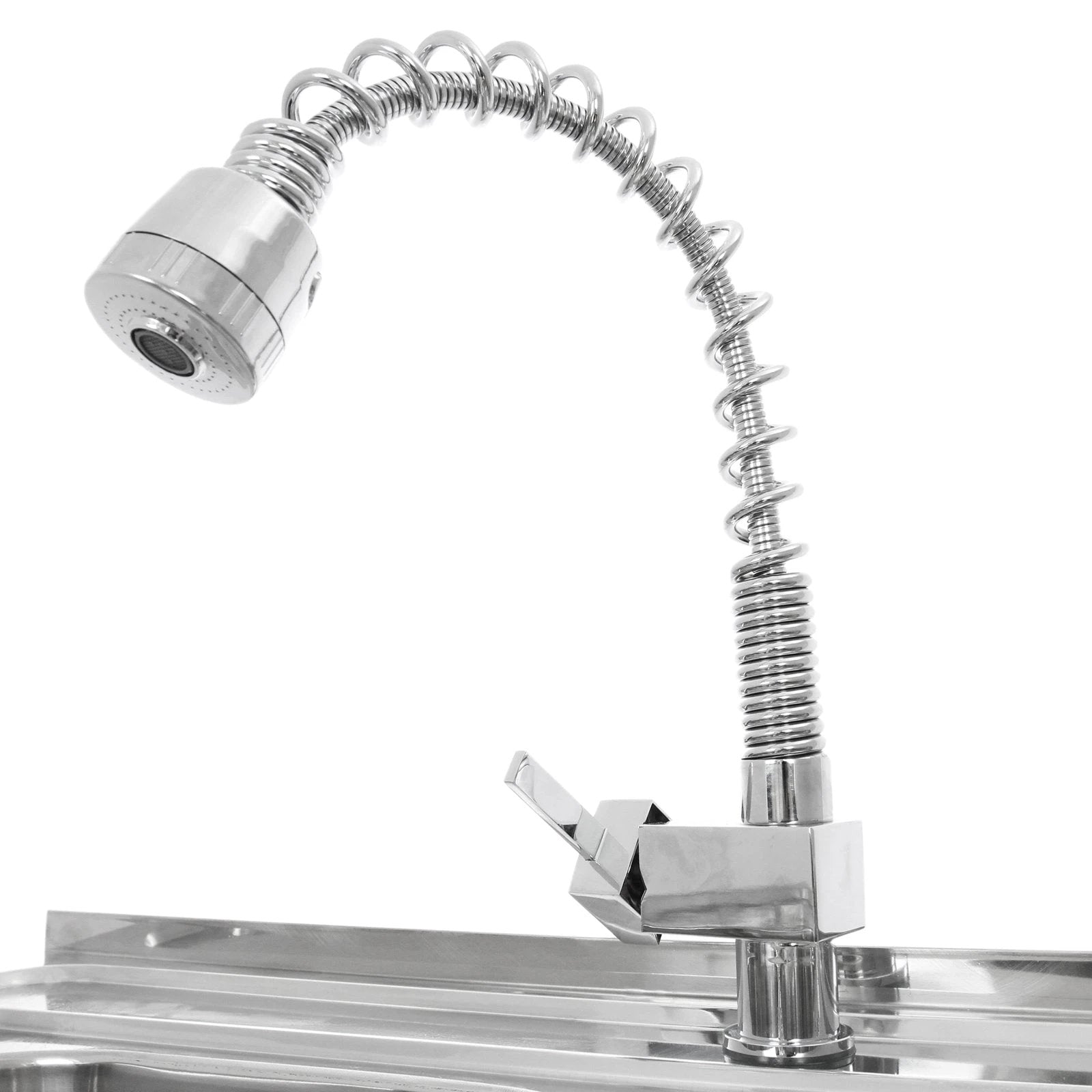 Monster Shop KuKoo Commercial Catering Sink Double Bowl / Right Hand Drainer -
