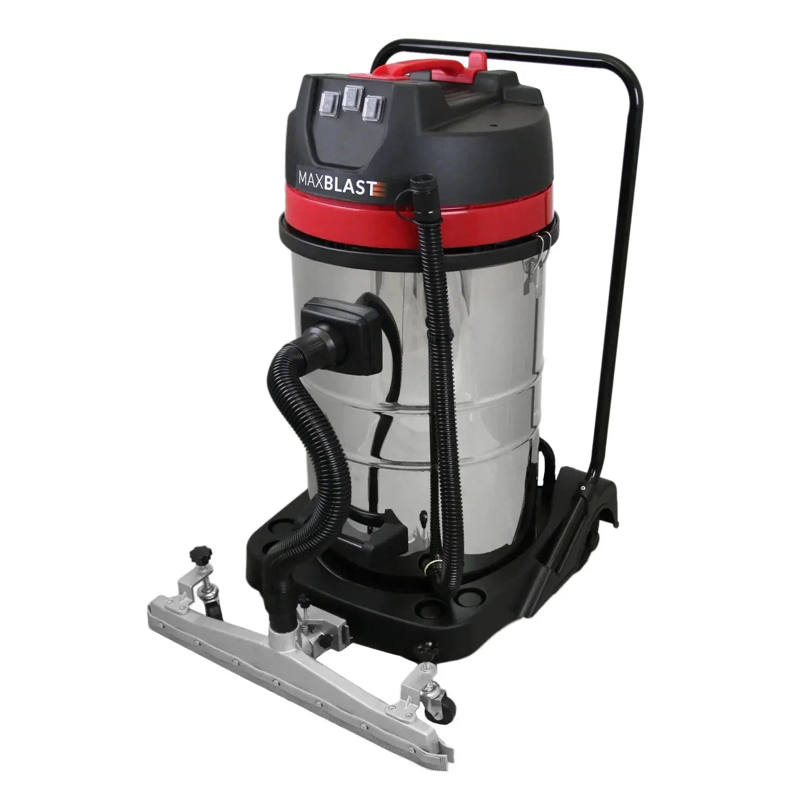 Monster Shop MAXBLAST 80L Industrial Vacuum with Floor Nozzle Attachment -