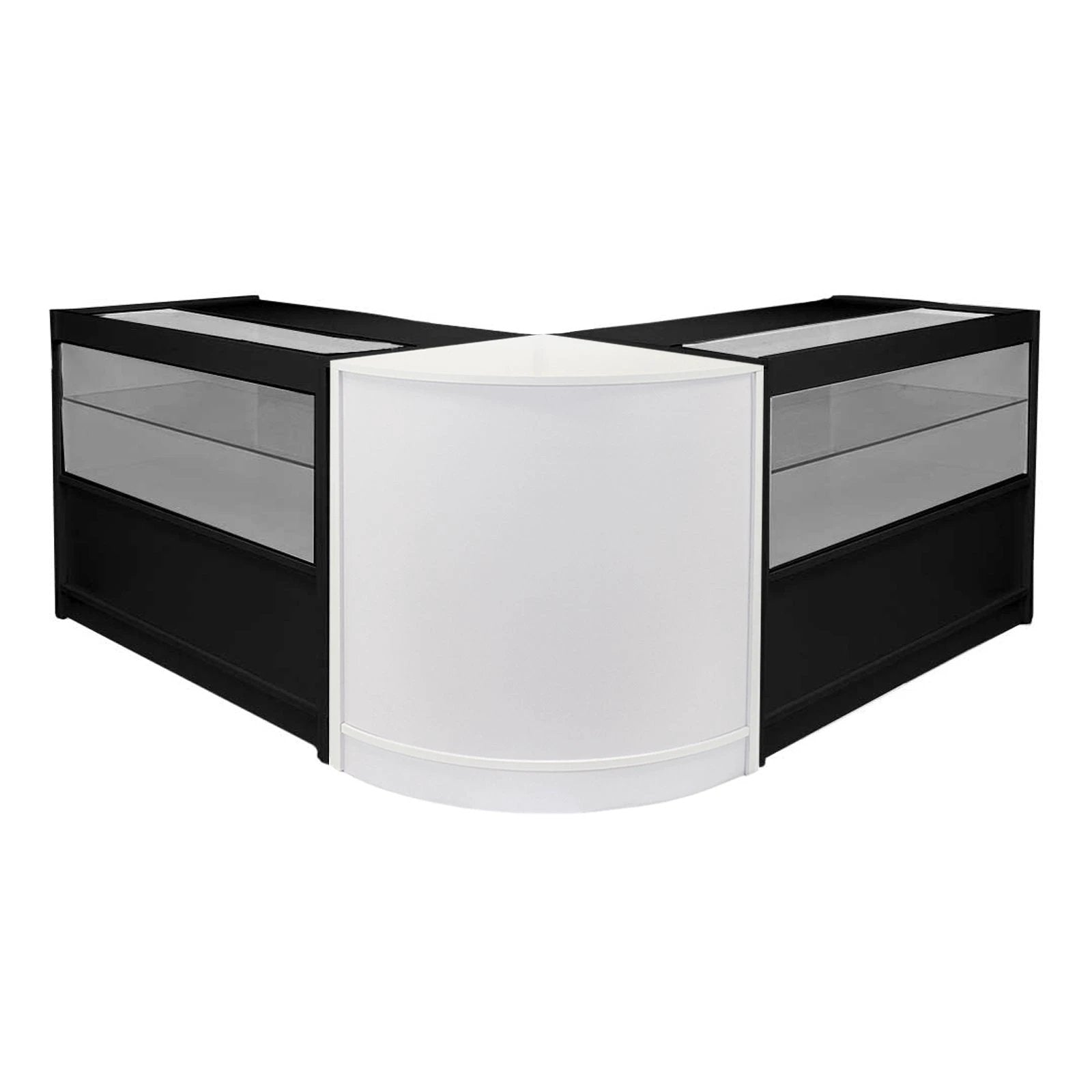 Monster Shop Emperor C1200 C1200 CM60 Black and White Retail Shop Counters -