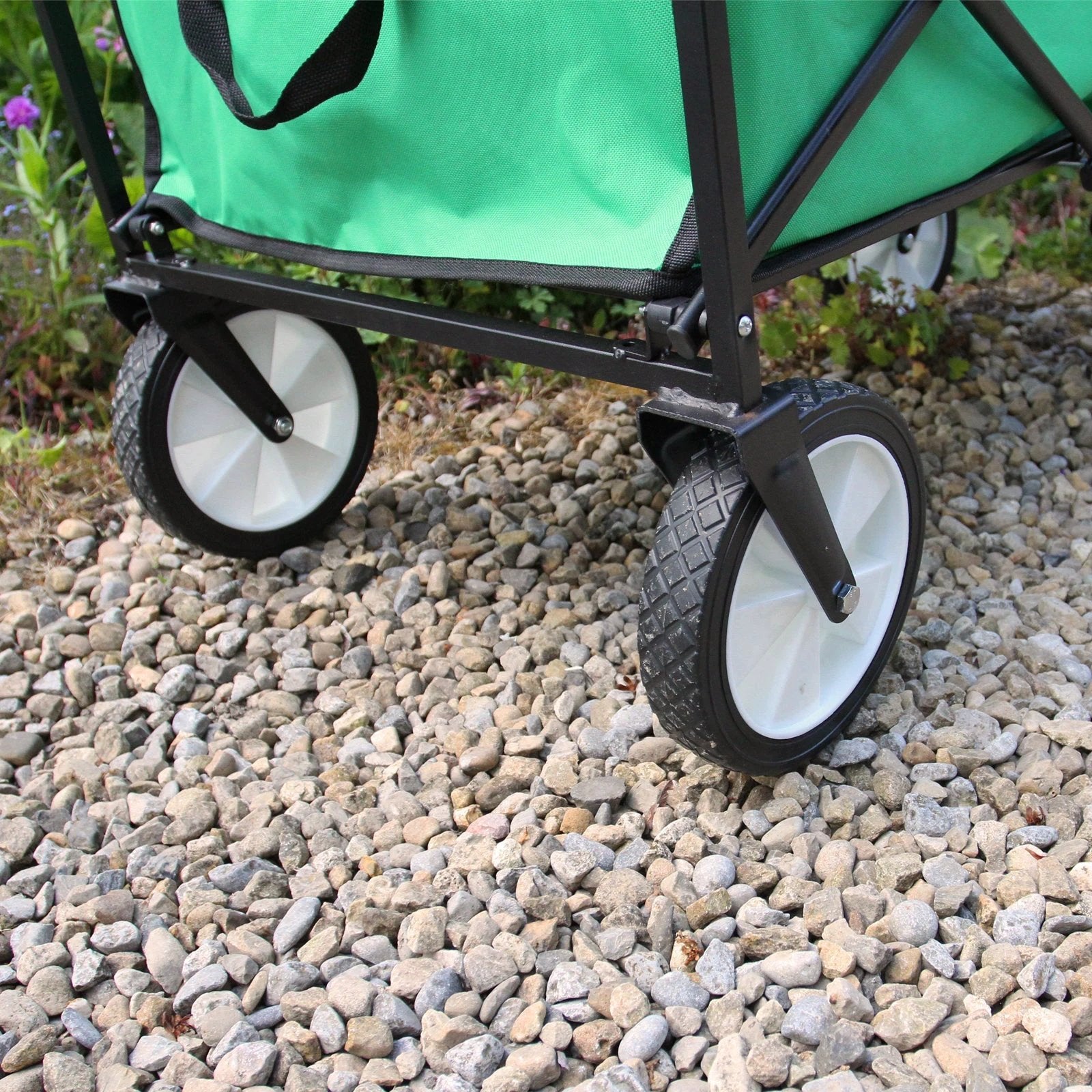 Foldable Garden Cart Green by Monster Shop