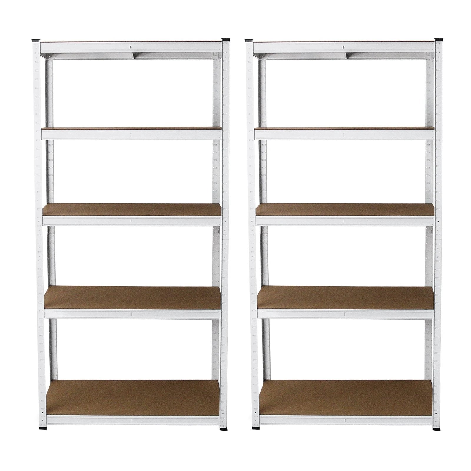 2 x White Racking Units 90 x 40 x 180 by Monster Shop