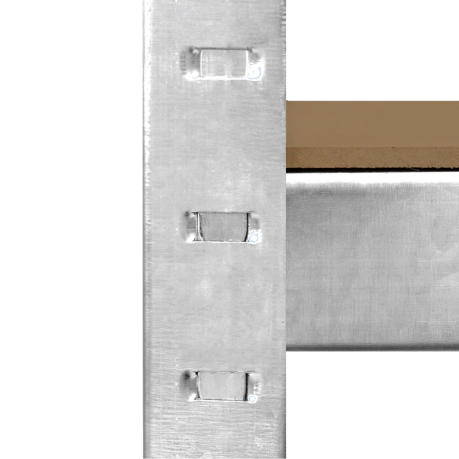 2 x Galvanised Racking Units 90 x 40 x 180 by Monster Shop