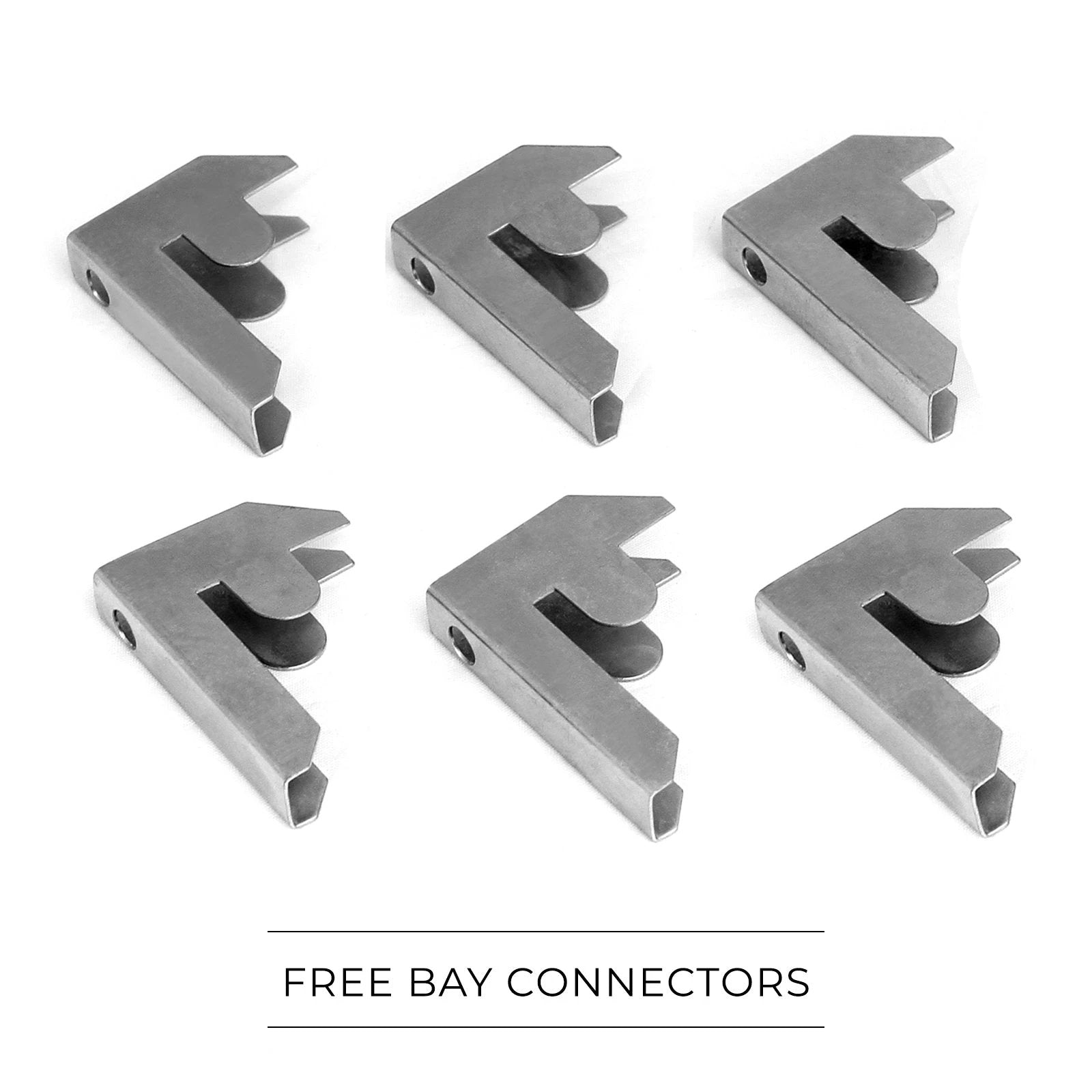 Monster Shop 3 x E-Rax Galvanised Racking -