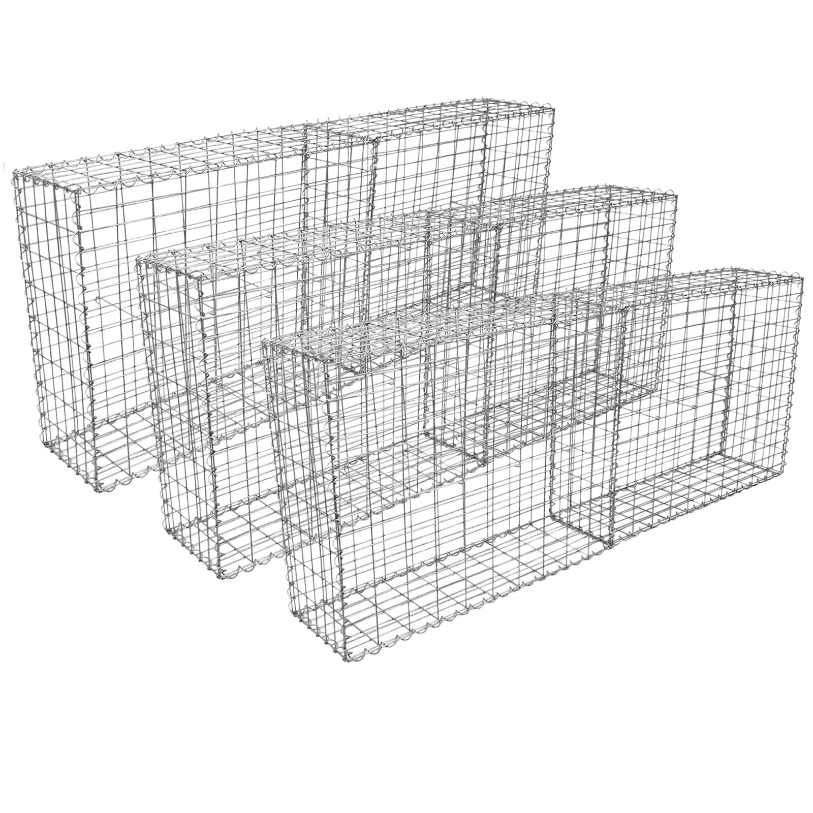 Gabion Baskets 100 x 95 x 30cm / 6 Pack by Monster Shop