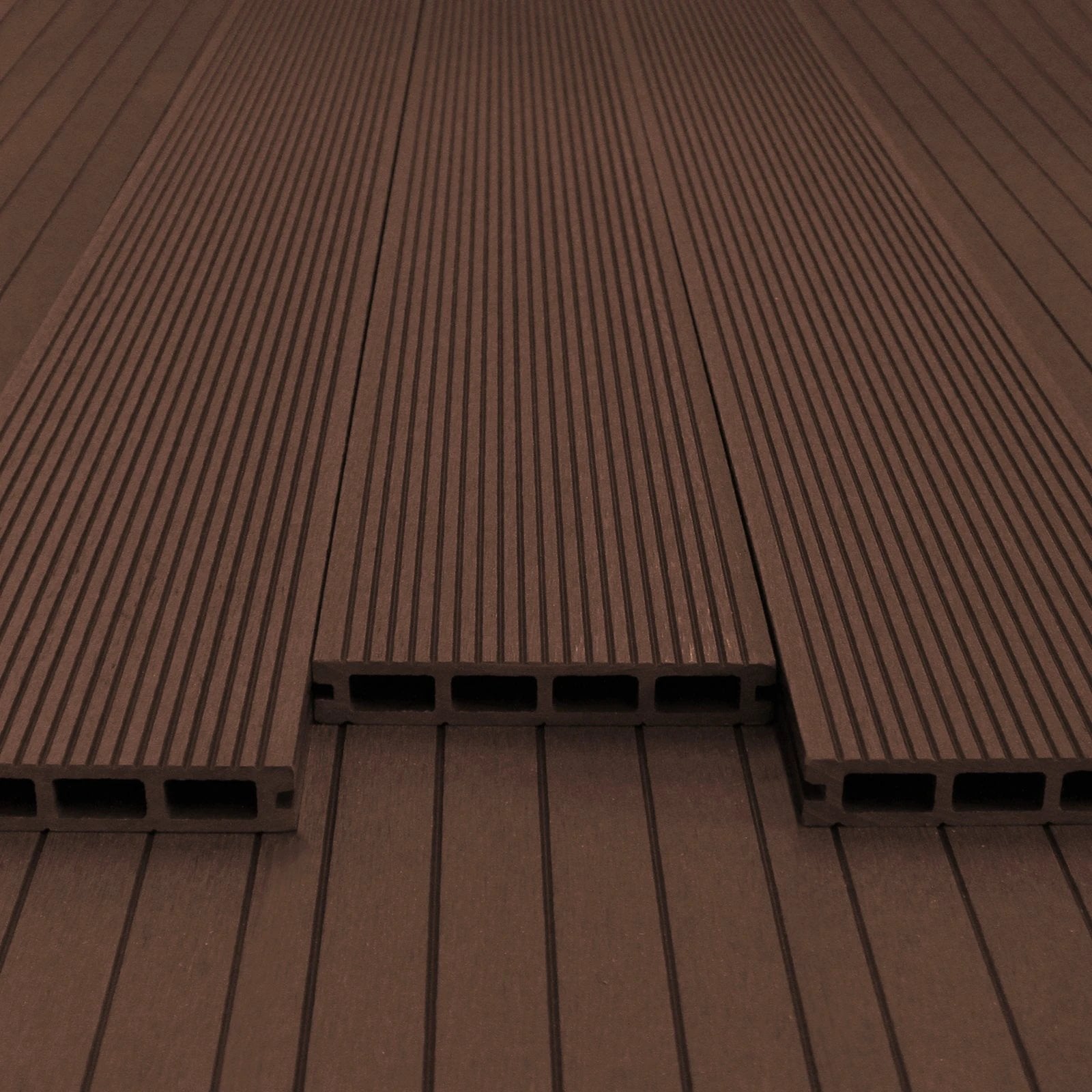 Jardí Composite Decking - 5 SQM - Conker Brown by Monster Shop