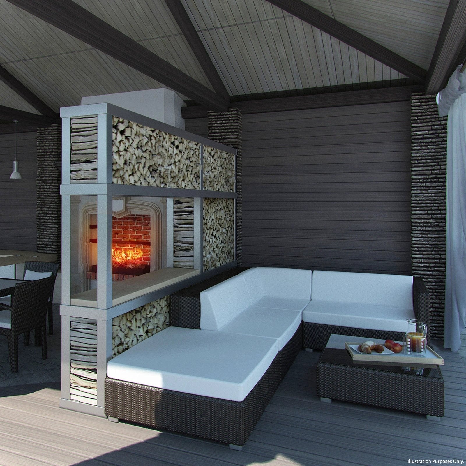Monster Shop Jardí Composite Decking - 9 SQM - Castle Grey -