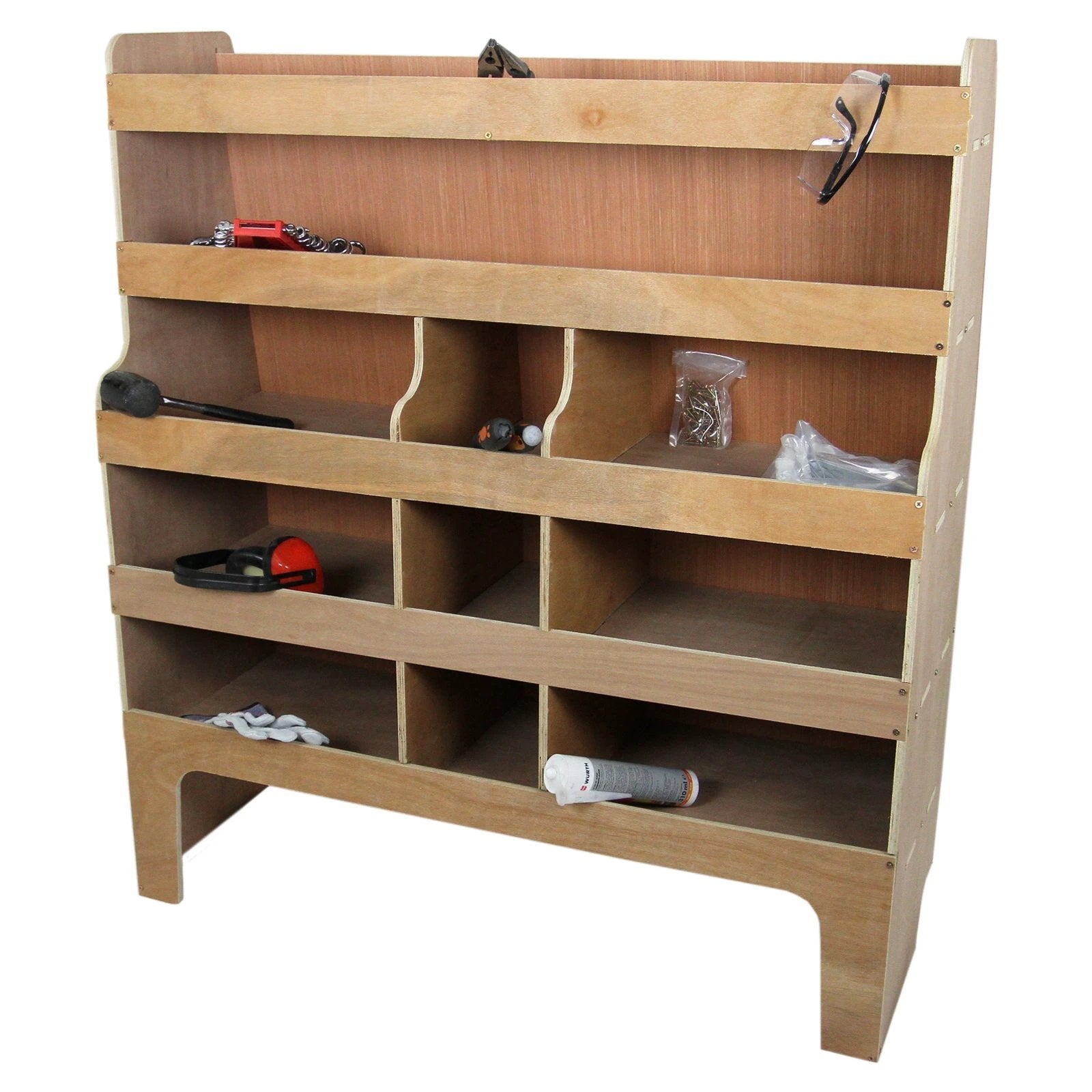 Monster Shop Ford Transit Custom SWB & LWB Offside Plywood Van Racking -