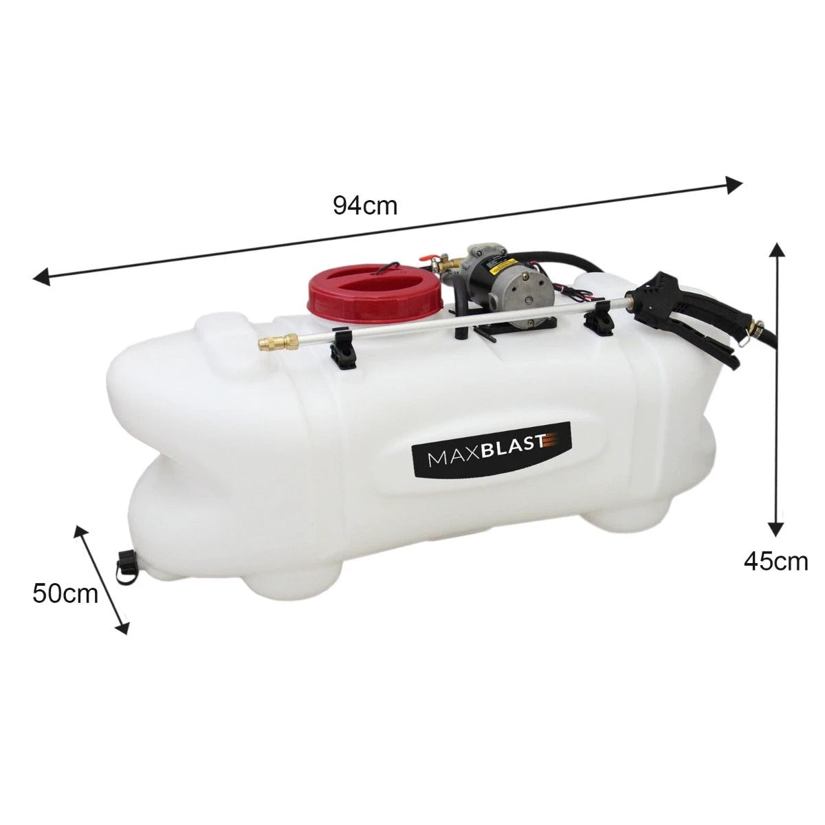 Monster Shop Off Road ATV Trailer and 100 Litre Sprayer Bundle -