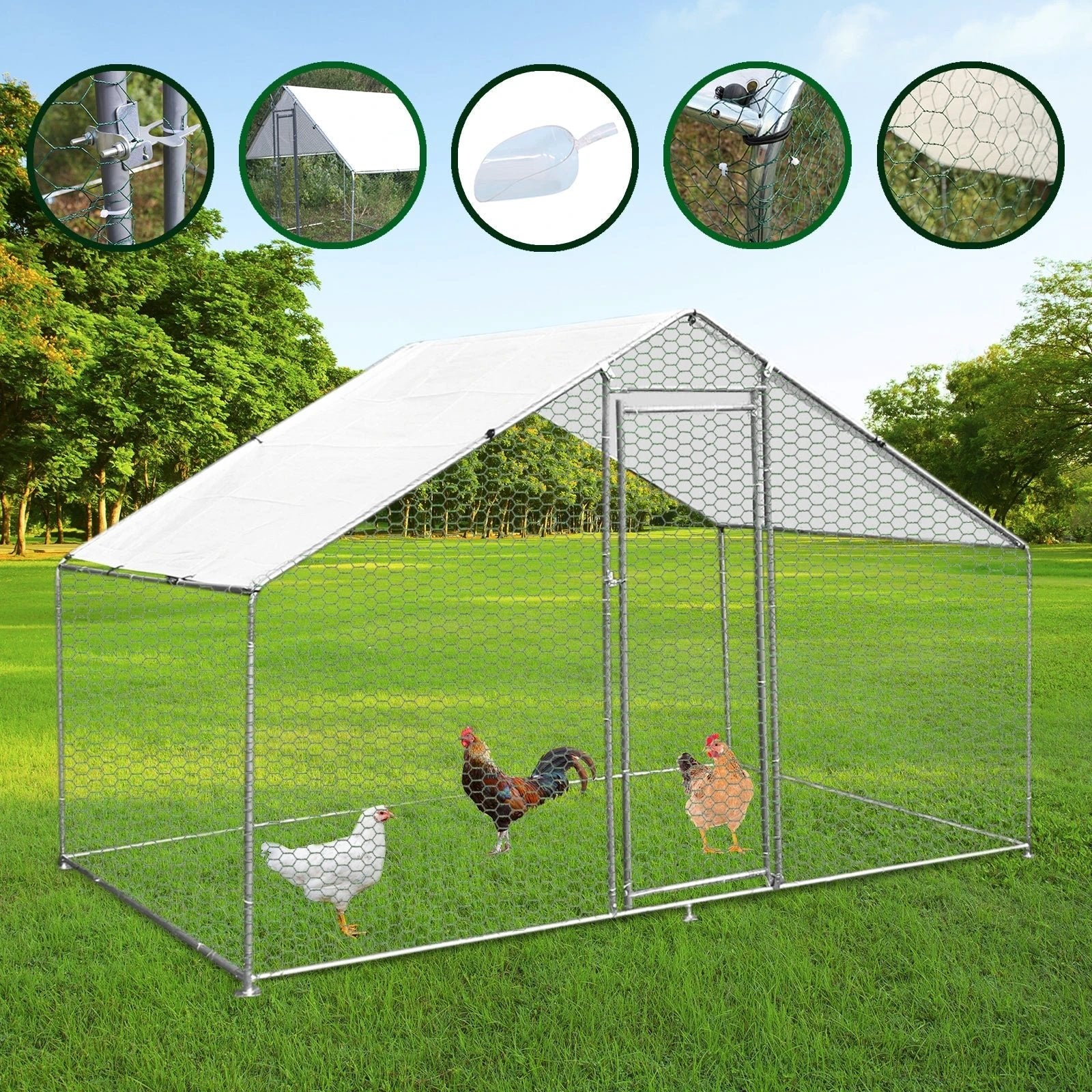 Monster Shop Chicken Run 3m x 2m x 2m -