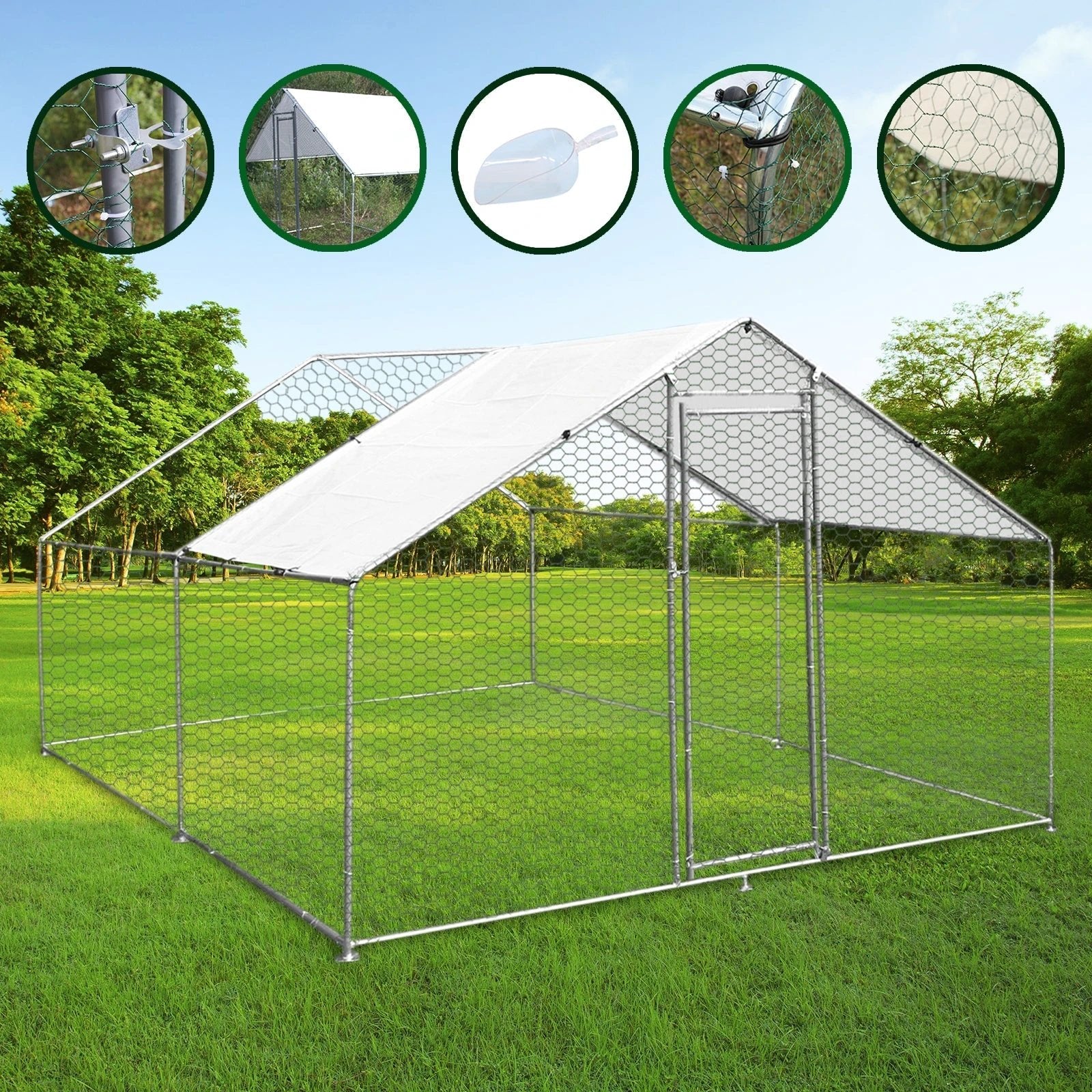 Monster Shop Chicken Run 3m x 4m x 2m -