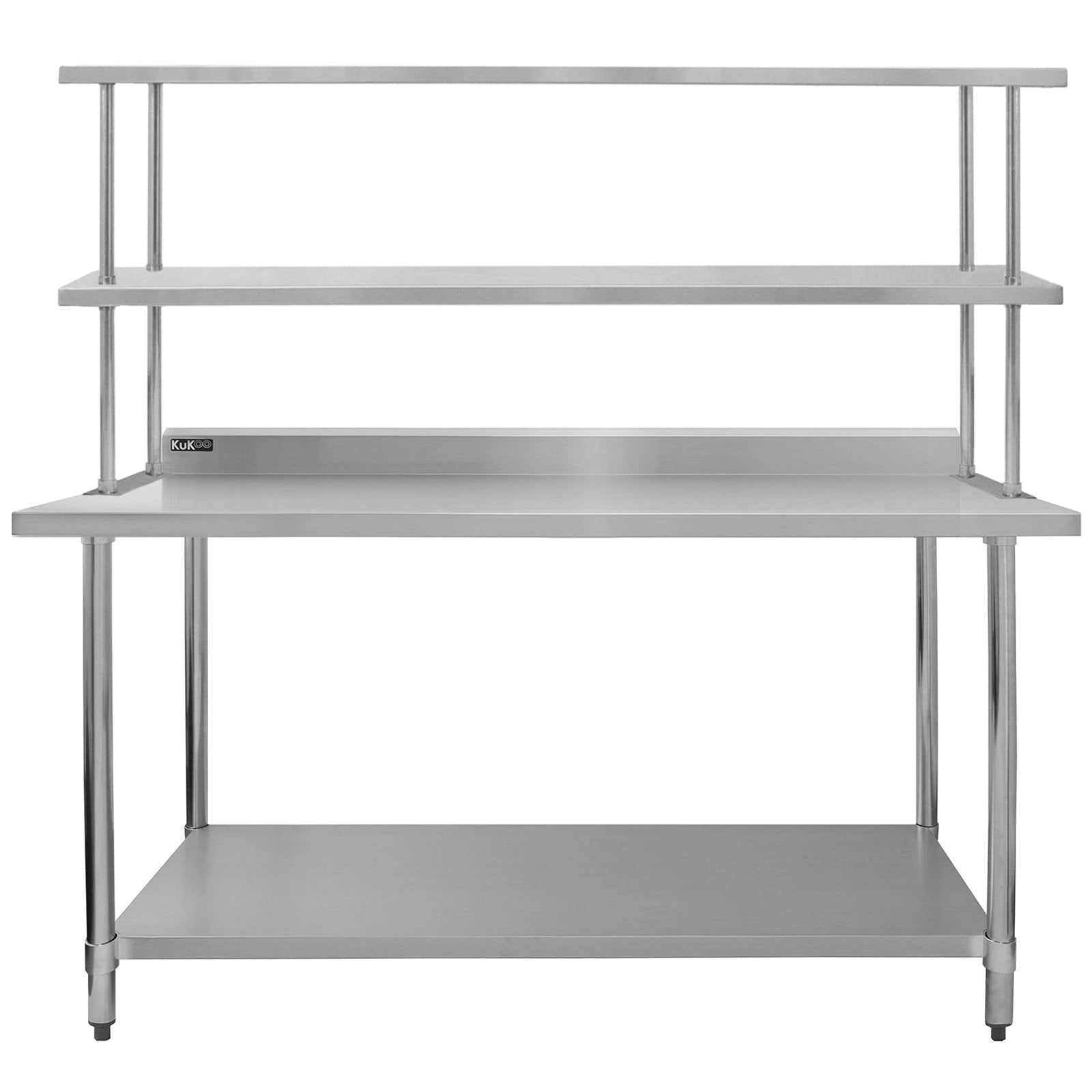 Kukoo 6ft Catering Bench with Double Over-shelf by Monster Shop