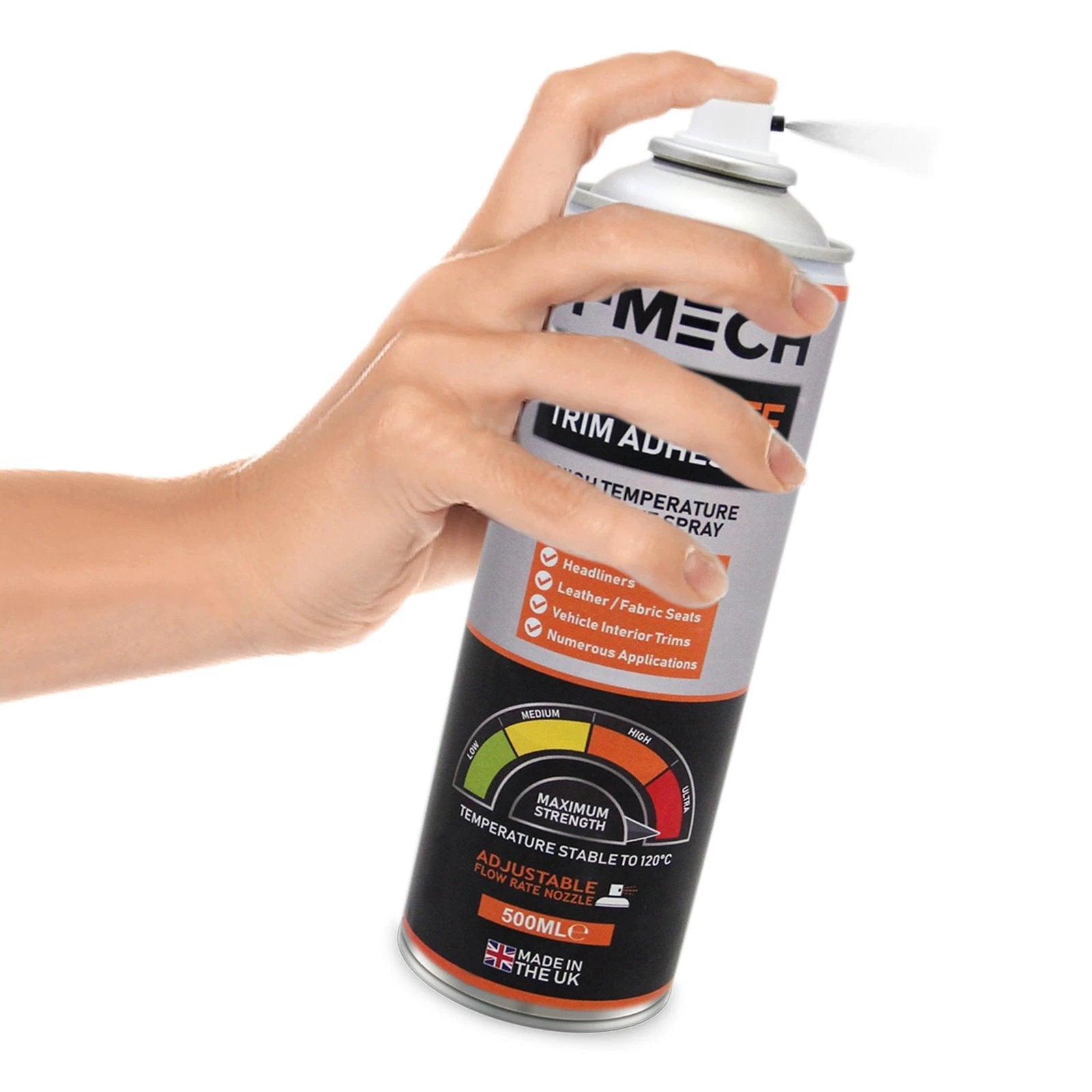 Van Carpet Lining / Black & 5 Adhesive Cans by Monster Shop