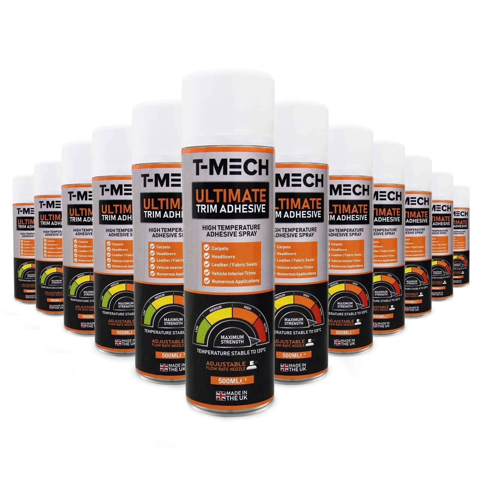 T-Mech 12 x 500ml Ultimate Trim Adhesive by Monster Shop