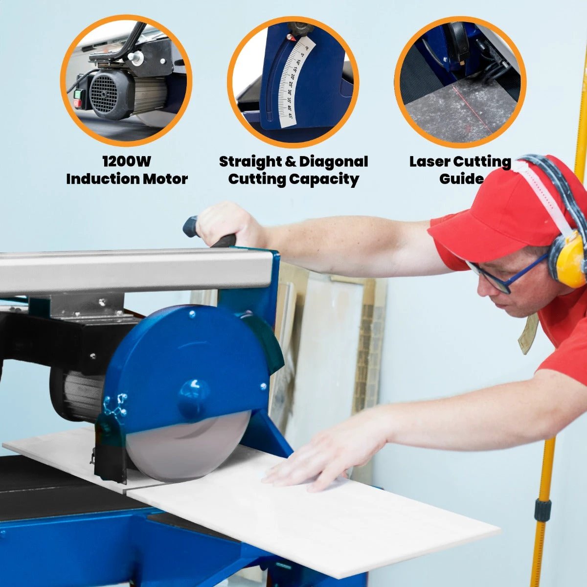Monster Shop Wet Tile Cutter Bench - 920mm / 1200W -