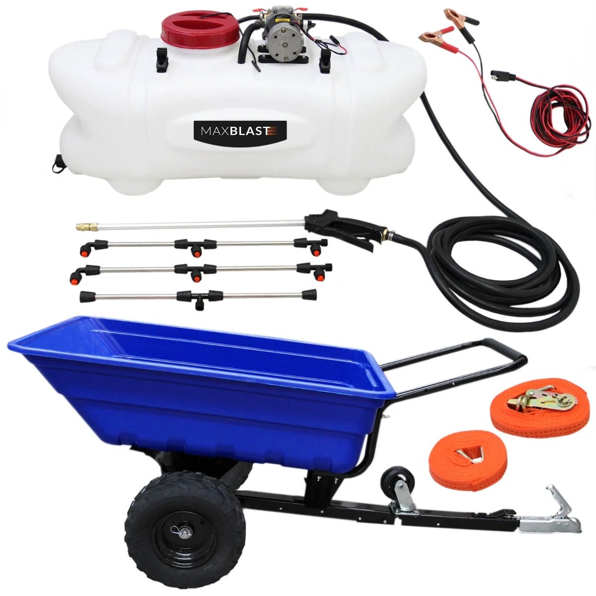 Off Road ATV Trailer and 100 Litre Sprayer Bundle by Monster Shop