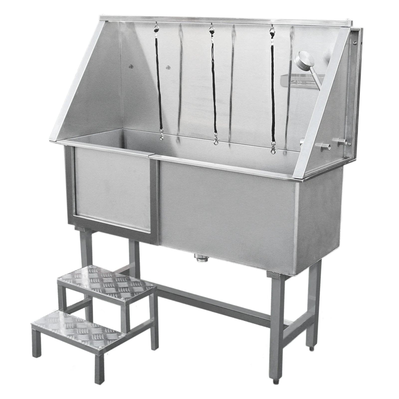 Monster Shop Pet Dog Bath Steel Tub Washing Station 400mm -