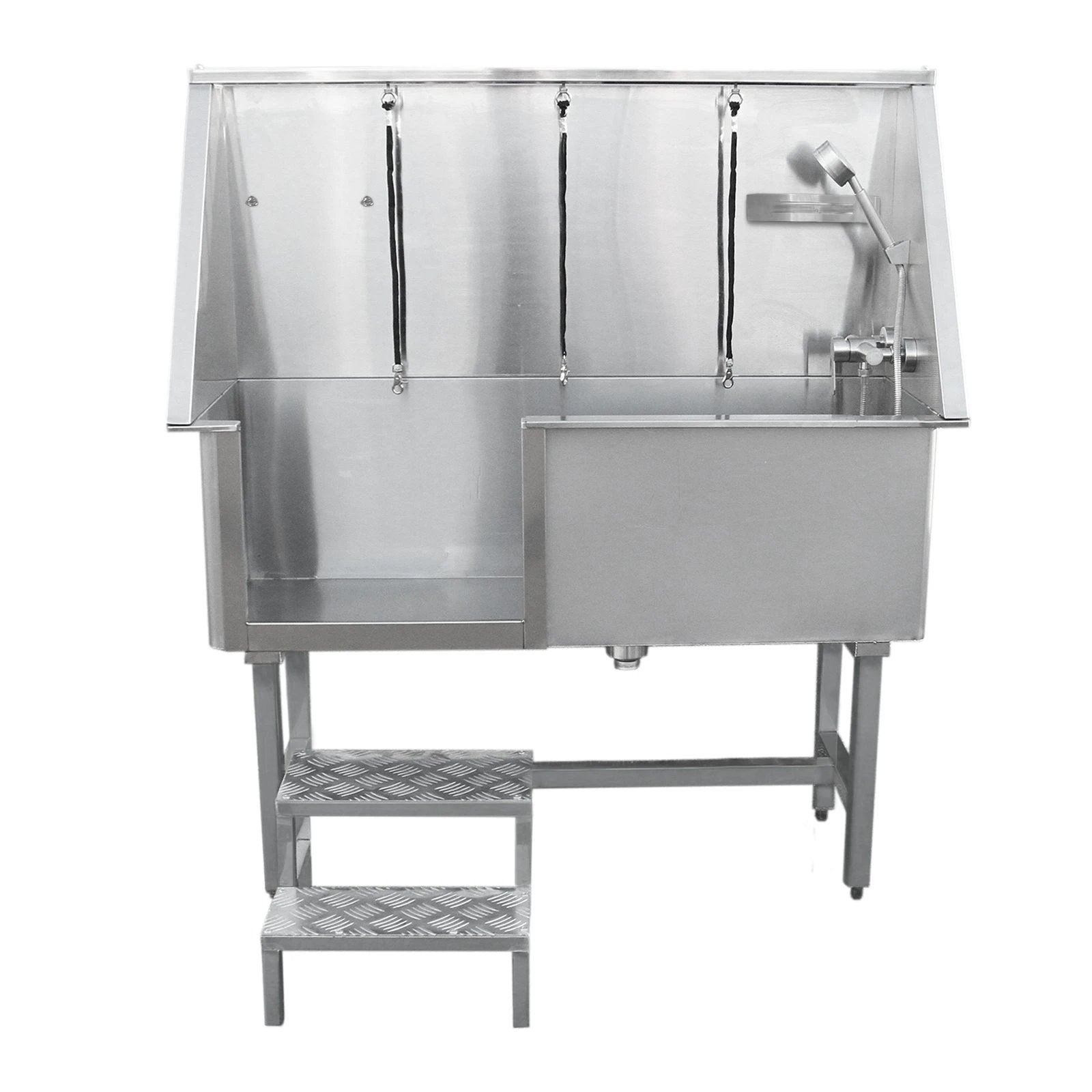 Monster Shop Pet Dog Bath Steel Tub Washing Station 400mm -