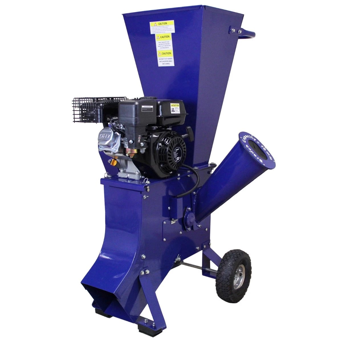 Monster Shop ATV Tipping Trailer & 15HP Wood Chipper -