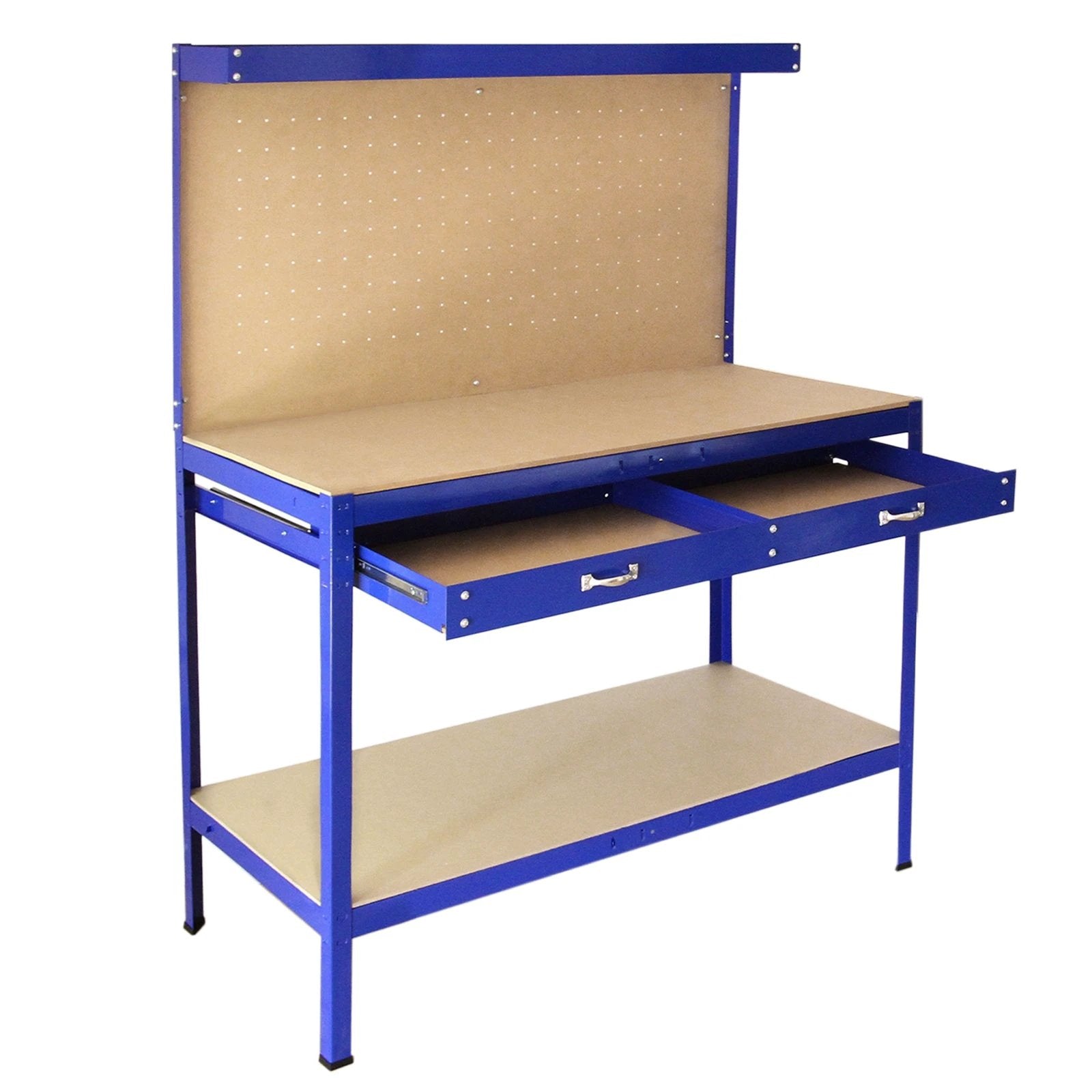 Monster Shop Workbench With Pegboard And Drawer In Blue -