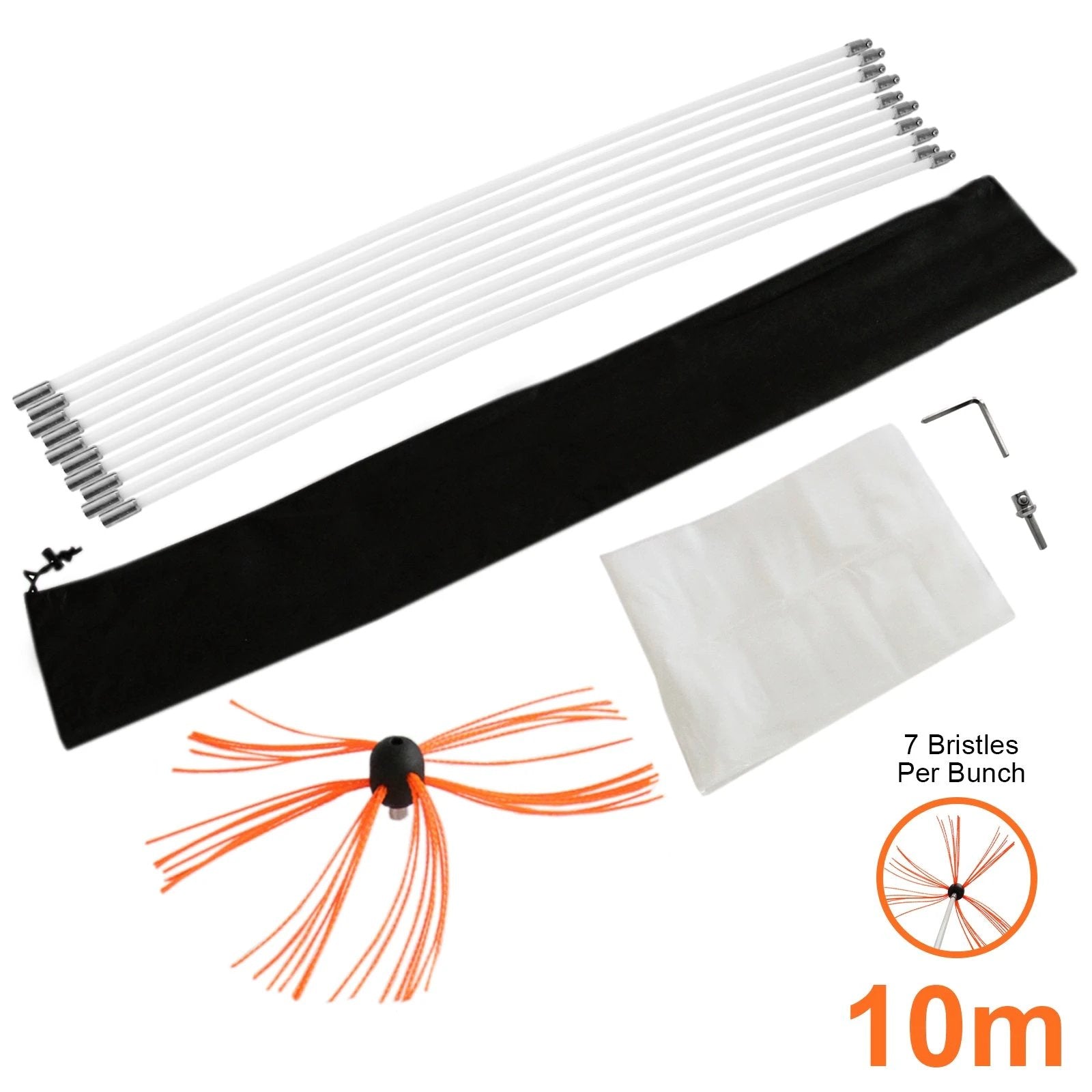 MAXBLAST Powered Chimney Sweep 10m by Monster Shop