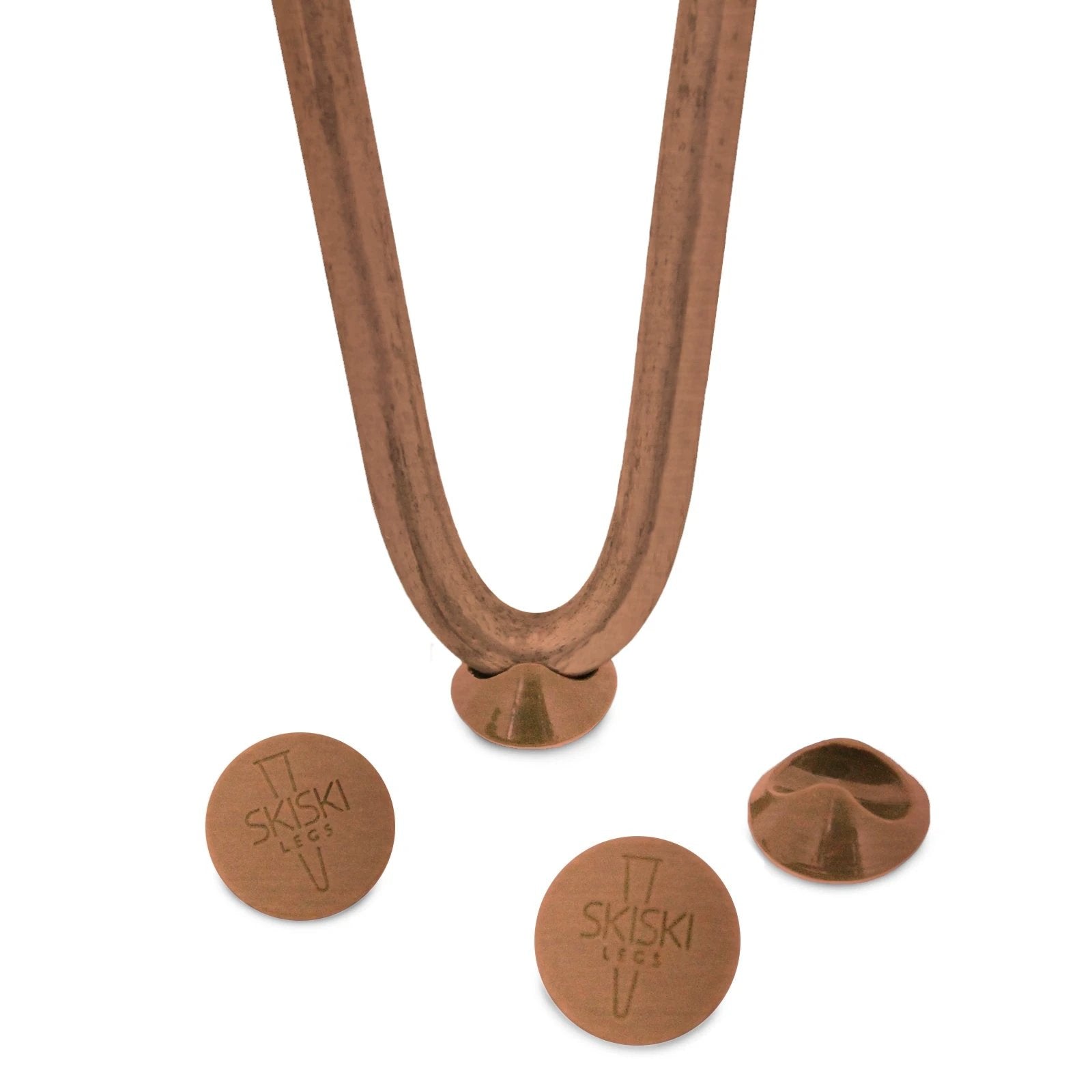 Monster Shop 4 x 28" Hairpin Legs - 2 Prong - 12mm - Antique Copper -