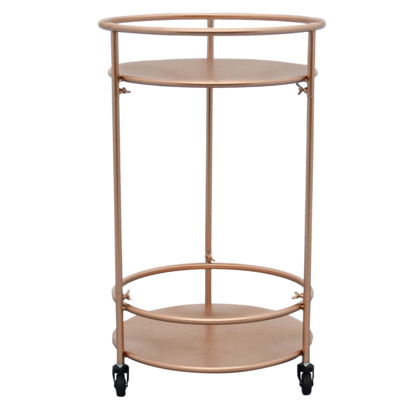 Rose Gold Drinks Trolley Bar Cart - Small by Monster Shop