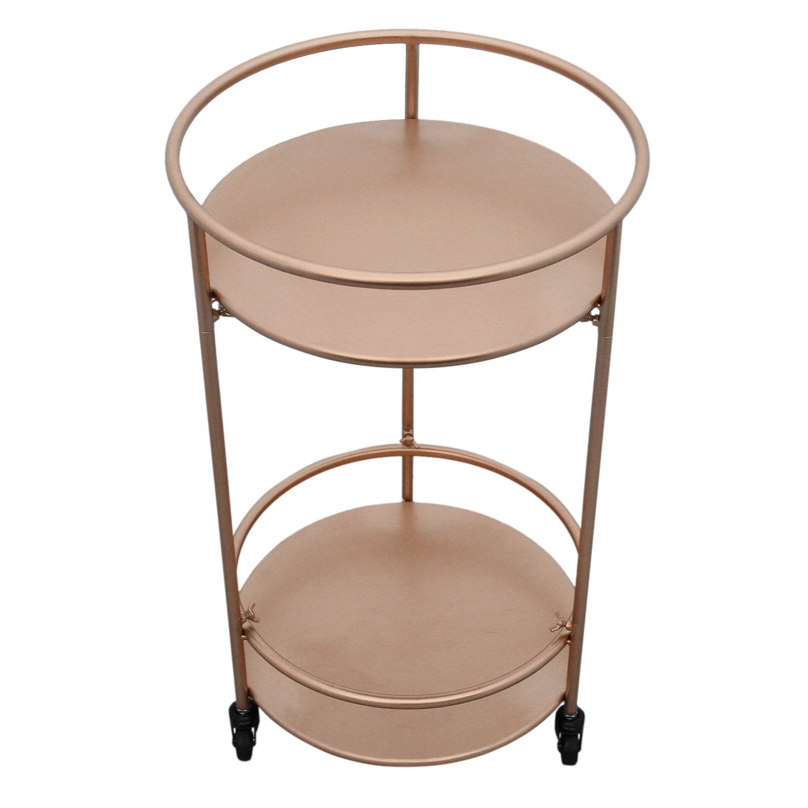 Rose Gold Drinks Trolley Bar Cart - Small by Monster Shop