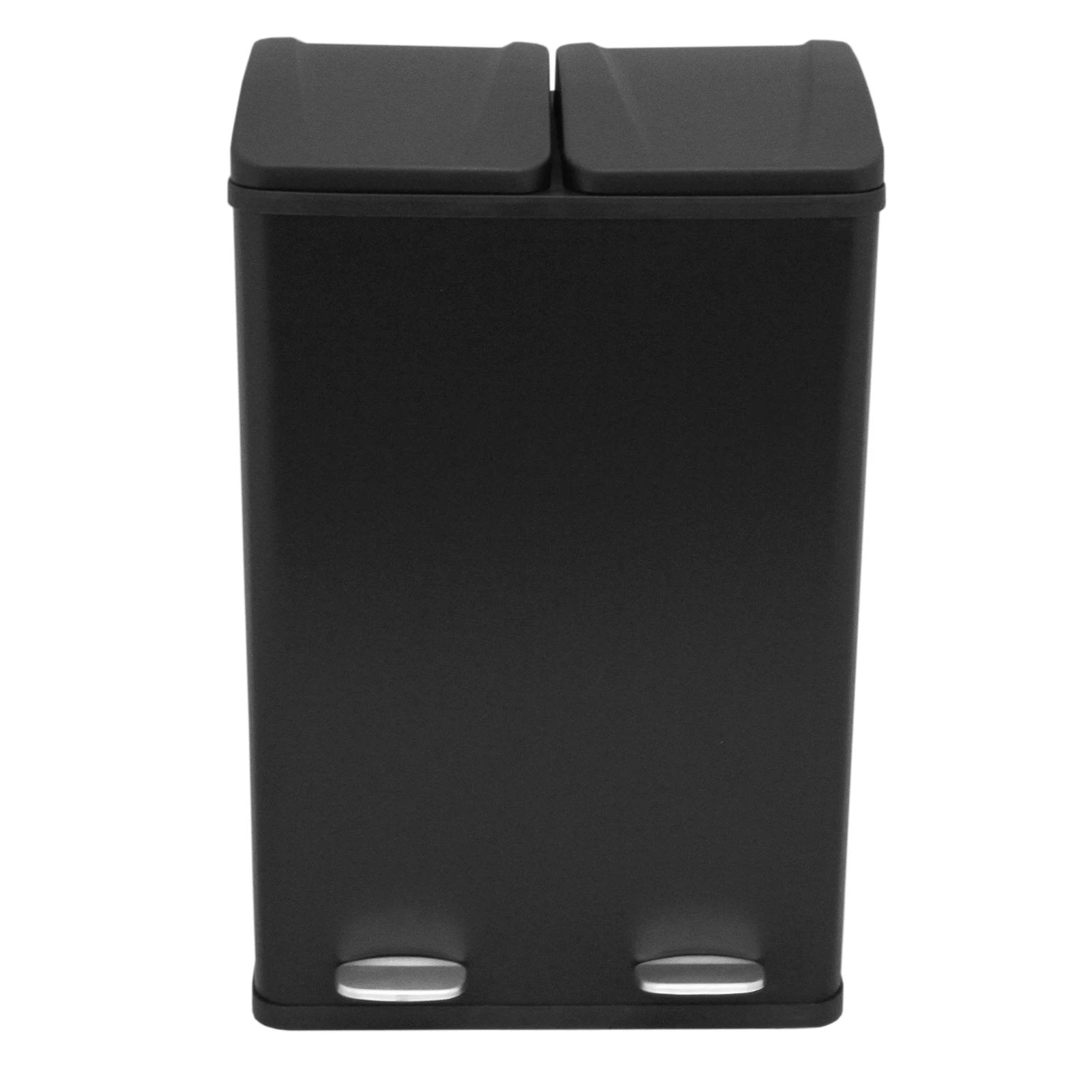 Monster Shop 60L Dual Pedal Bin In Black -