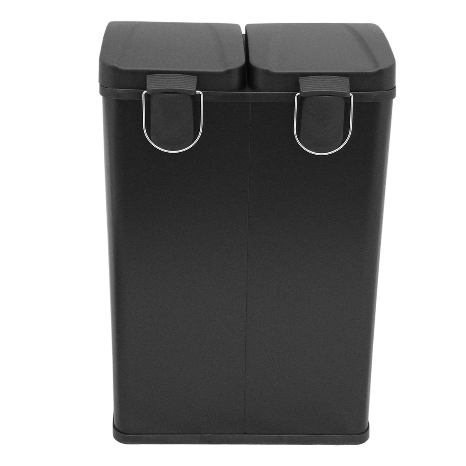 Monster Shop 60L Dual Pedal Bin In Black -