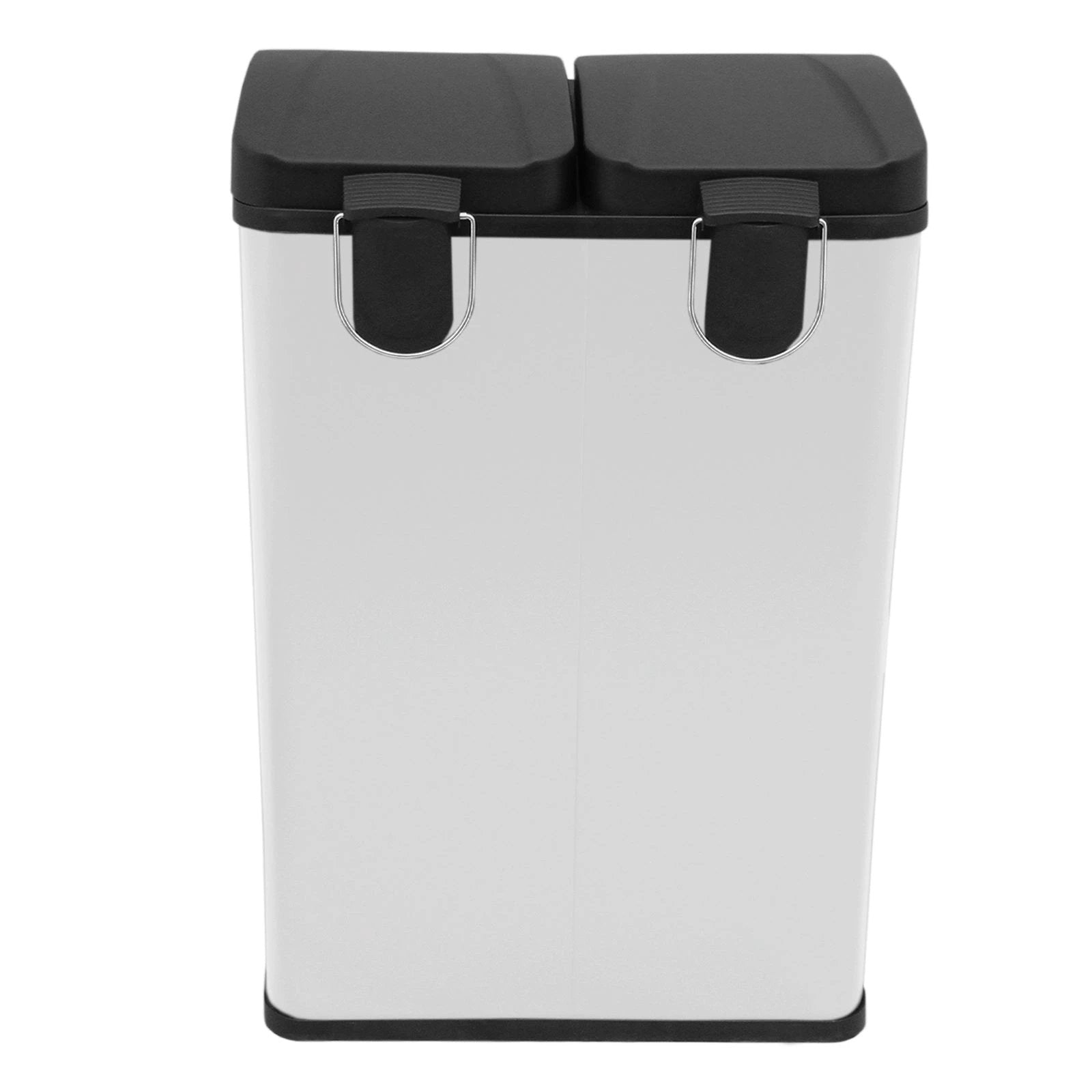 60L Dual Pedal Bin In White by Monster Shop