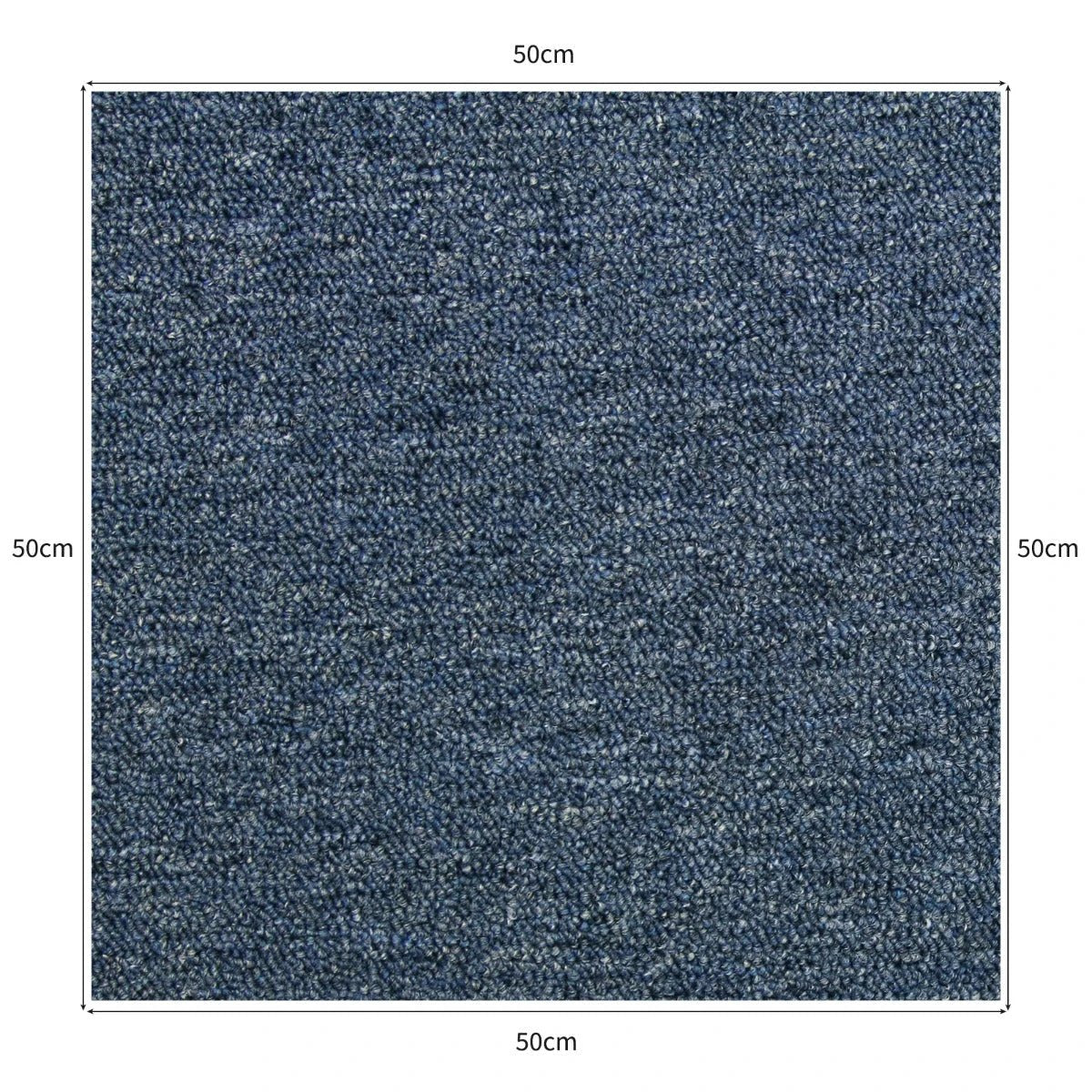 40 x Carpet Tiles 10m2 / Storm Blue & Anthracite by Monster Shop