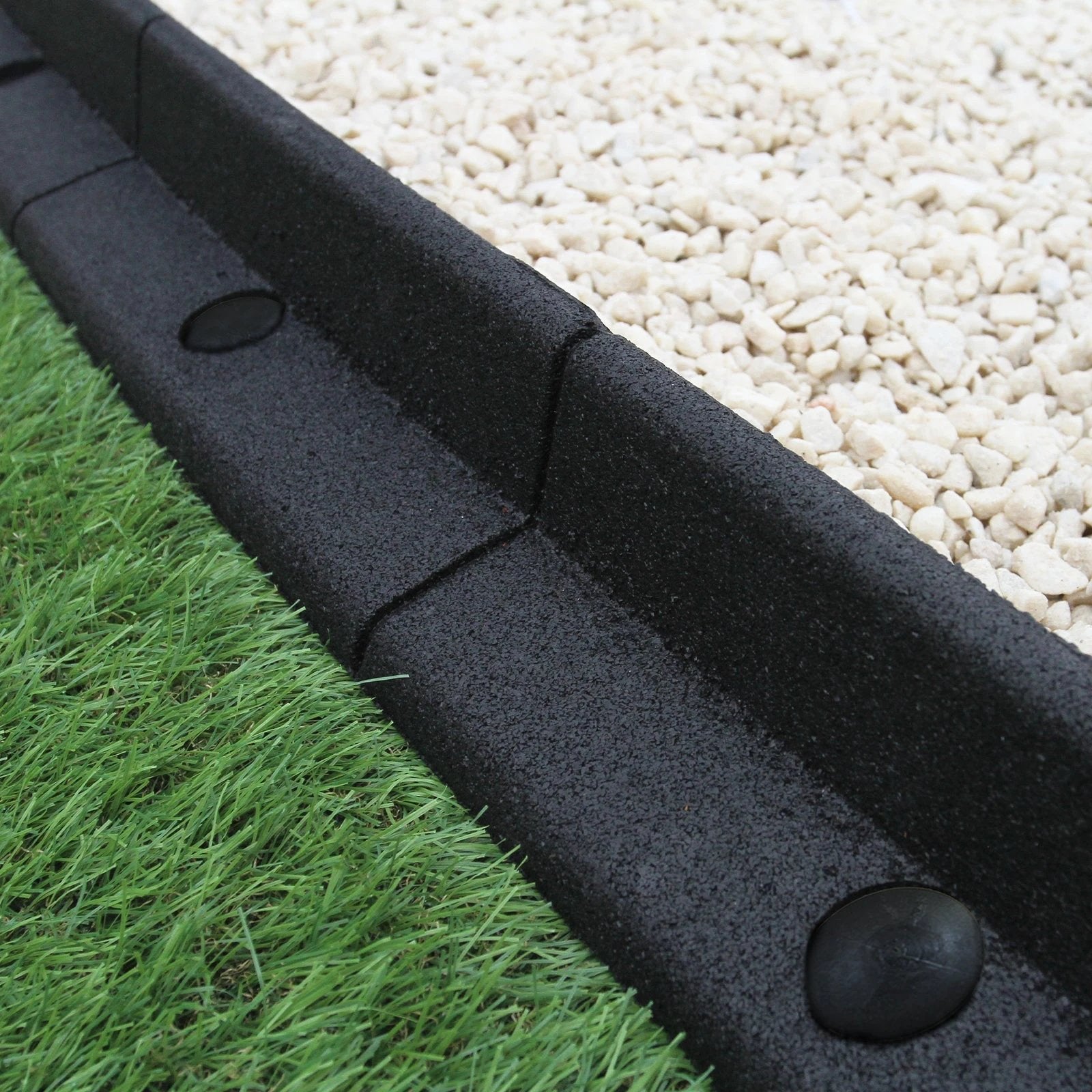 Flexible Lawn Edging Black 1.2m x 18 by Monster Shop