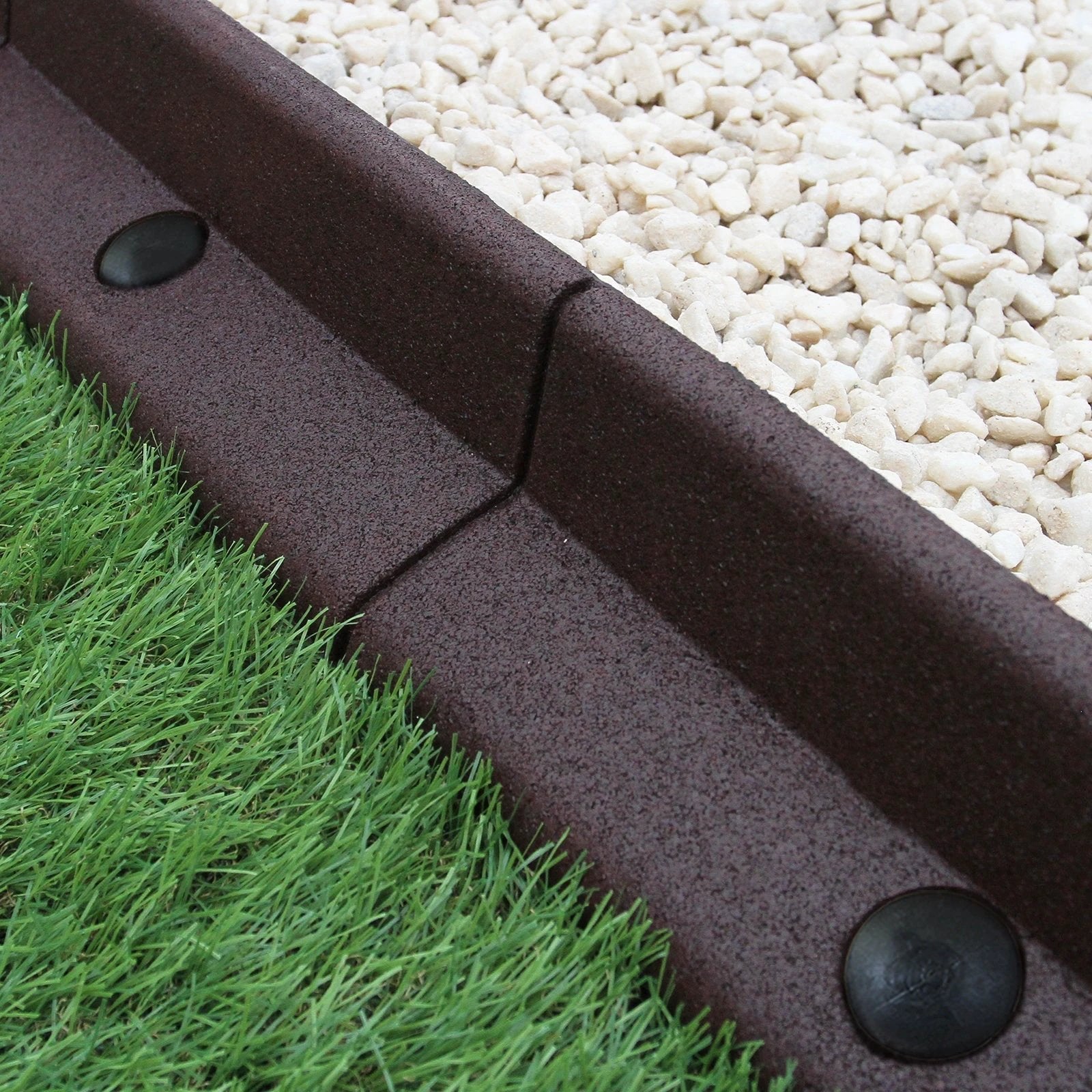 Flexible Lawn Edging Brown 1.2m x 4 by Monster Shop