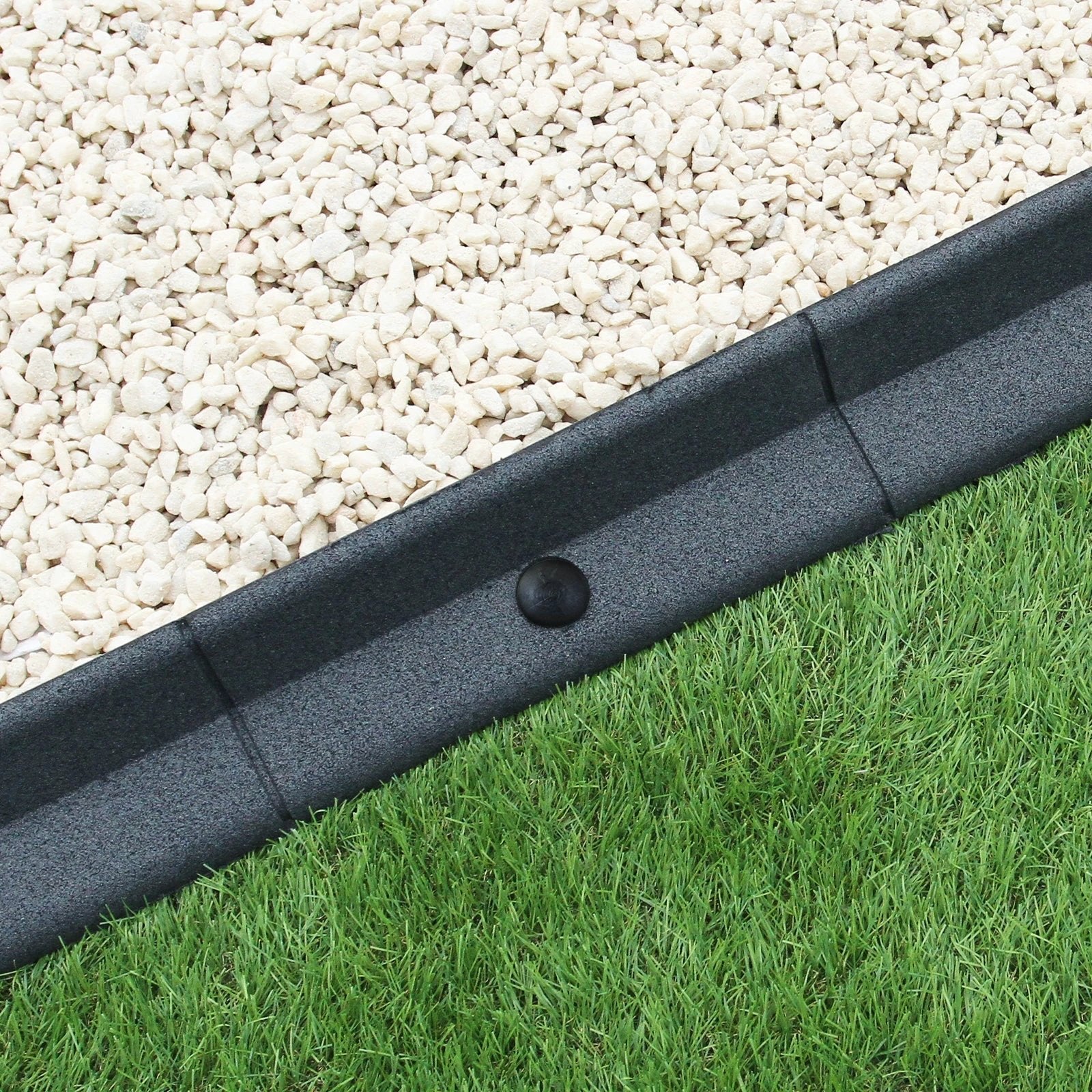 Flexible Lawn Edging Grey 1.2m x 6 by Monster Shop