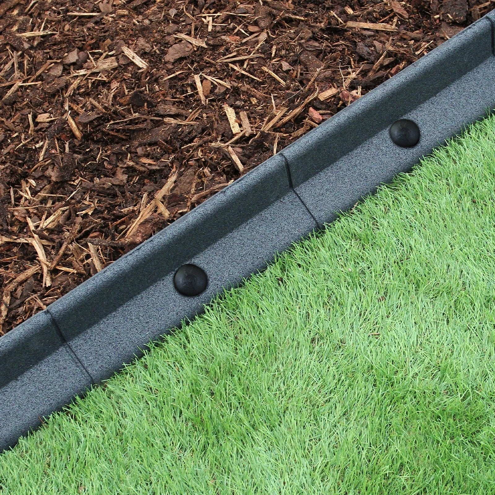 Flexible Lawn Edging Grey 1.2m x 4 by Monster Shop