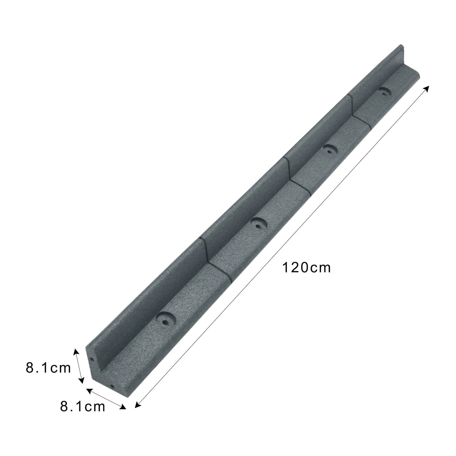 Monster Shop Flexible Lawn Edging Grey 1.2m x 8 -