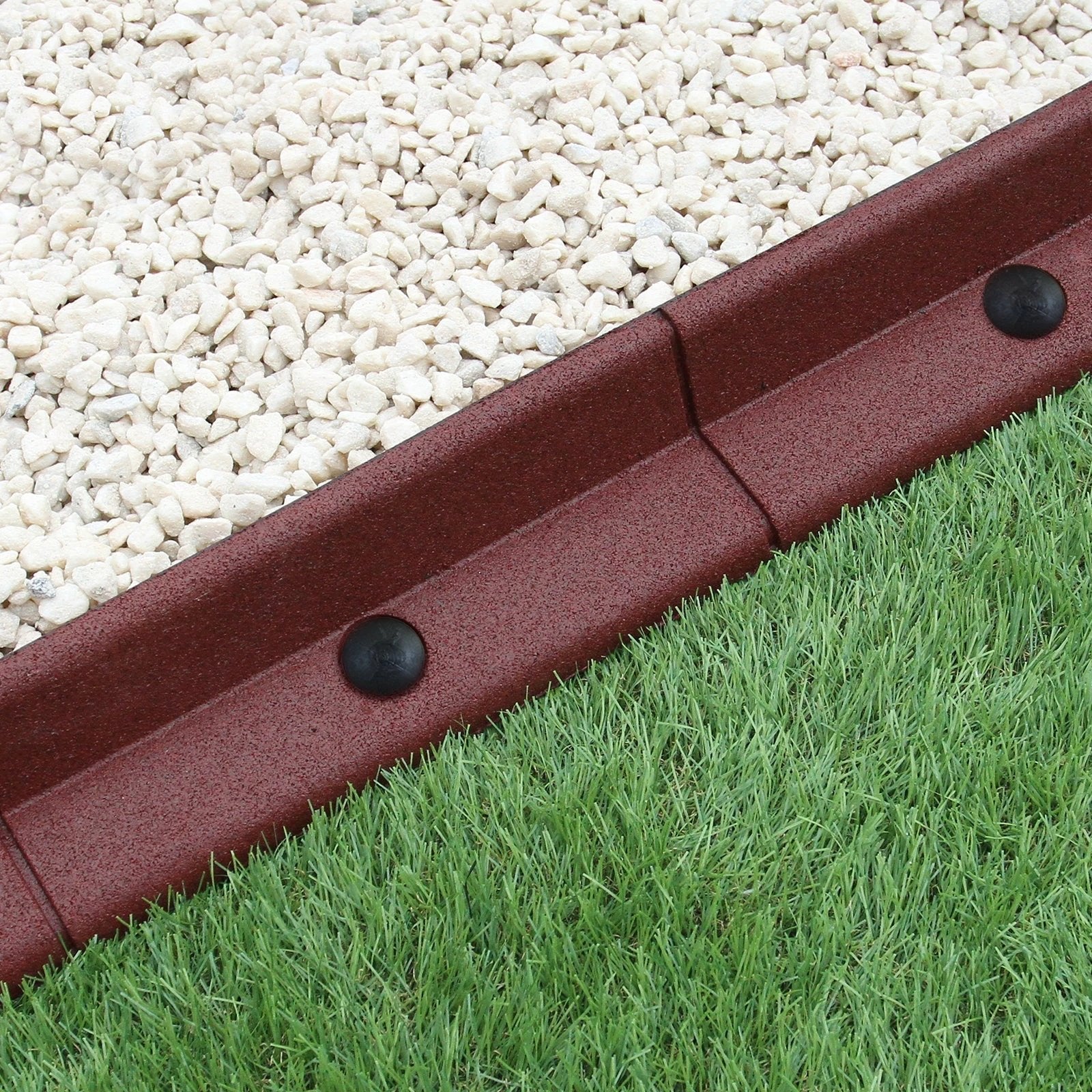 Monster Shop Flexible Lawn Edging Terracotta 1.2m x 8 -