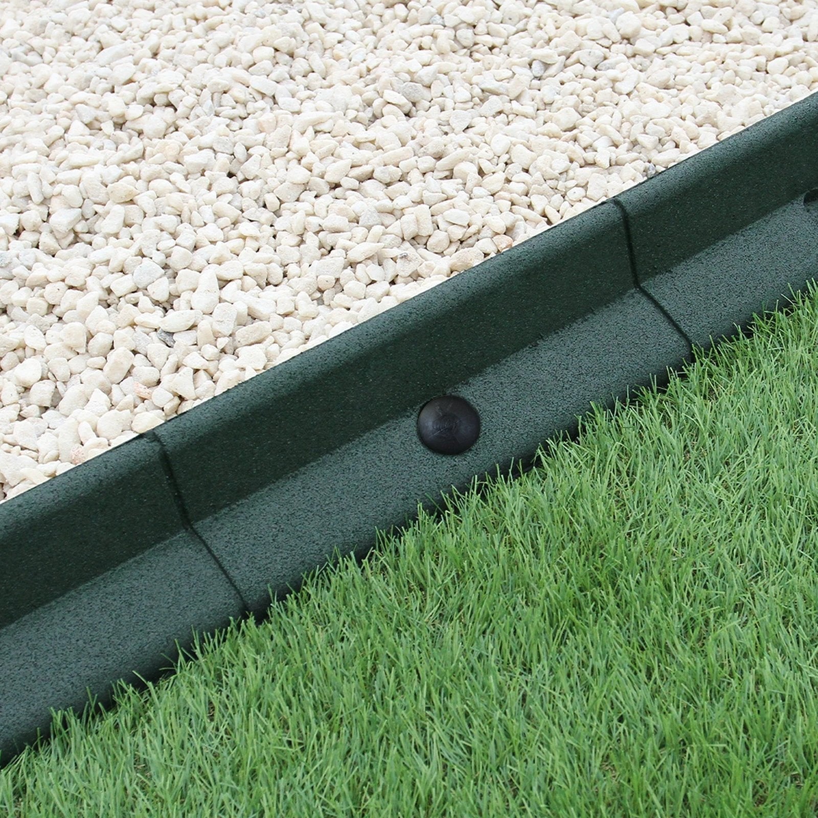 Monster Shop Flexible Lawn Edging Green 1.2m x 4 -