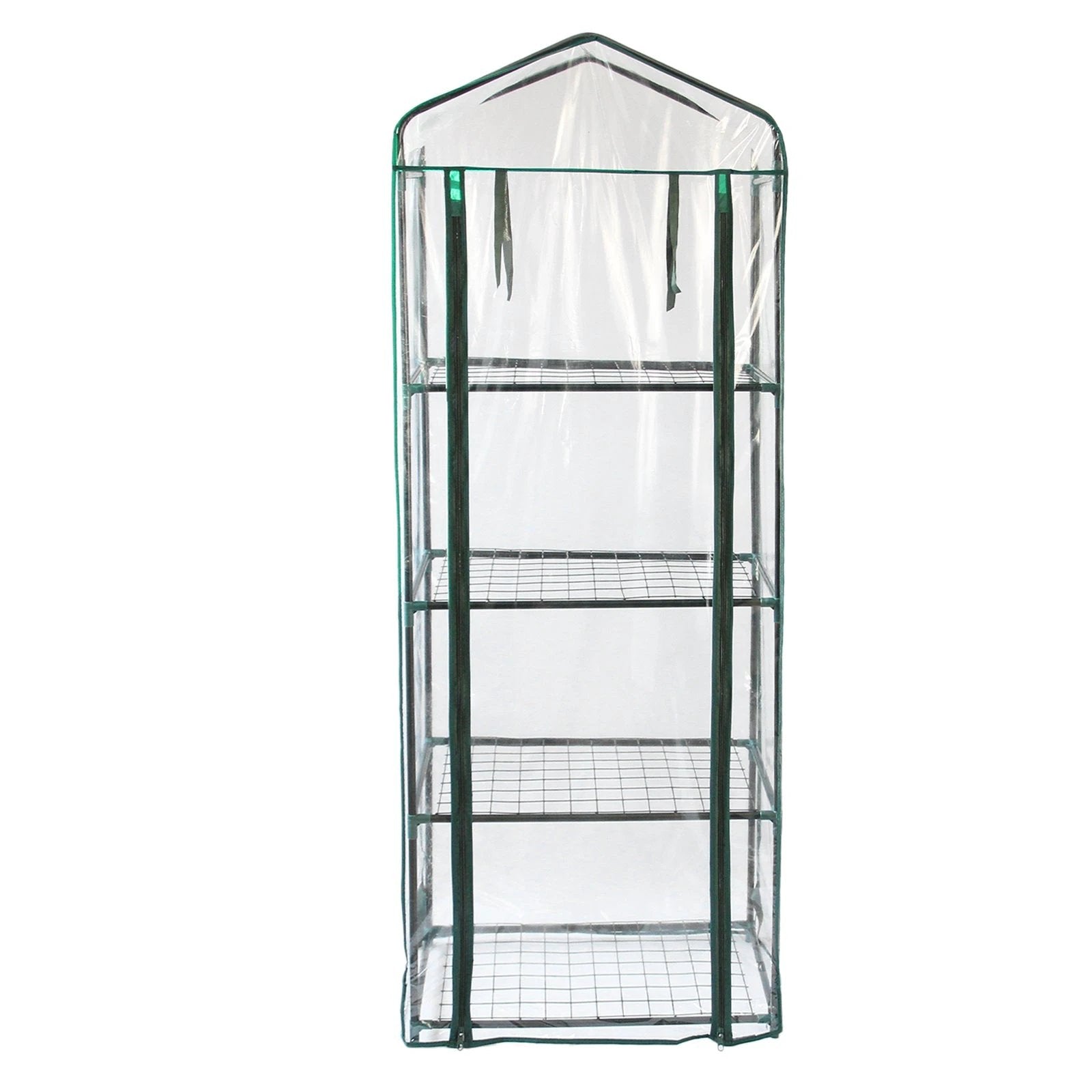 Mini Greenhouse 4 Tier with Plastic Cover by Monster Shop