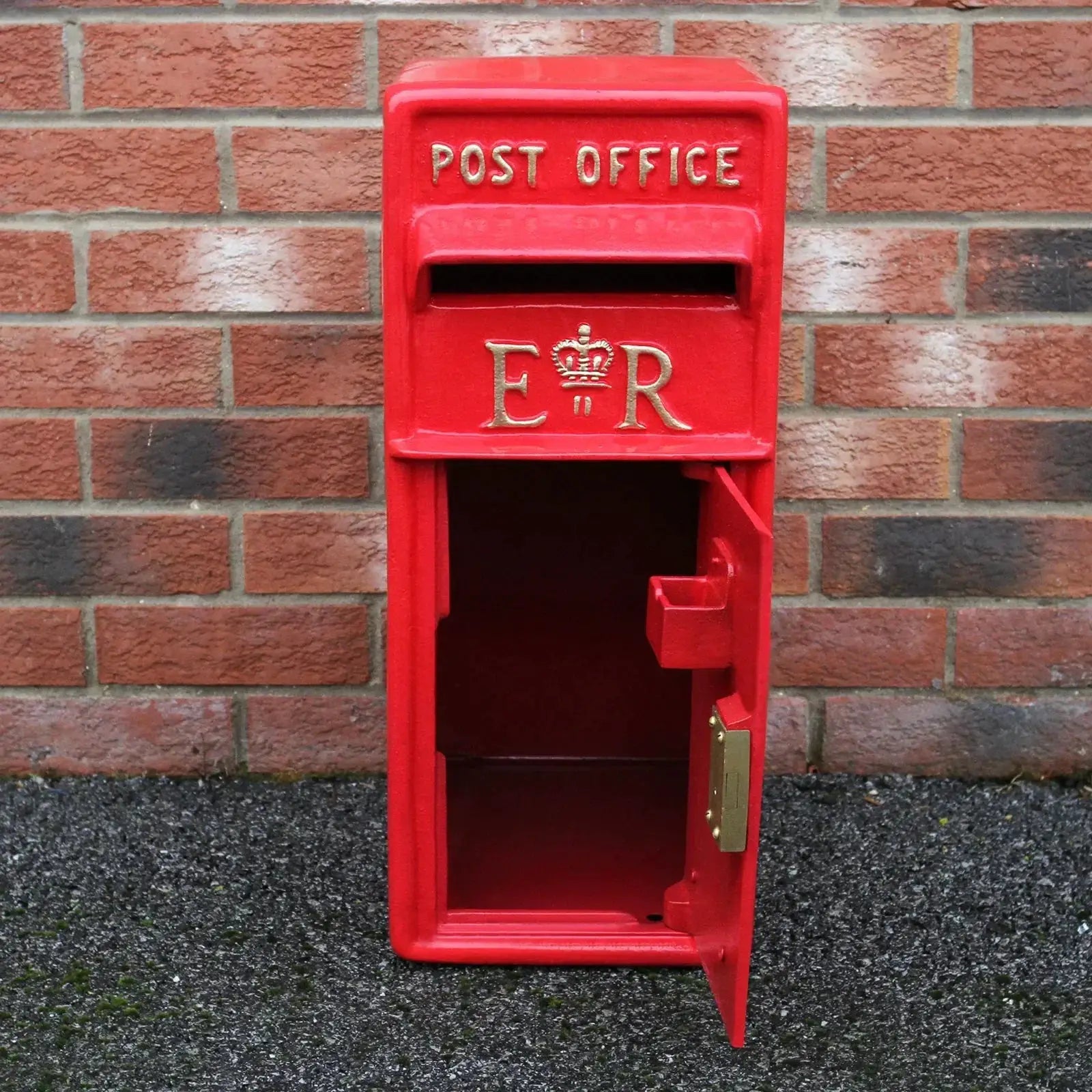 Monster Shop Red Royal Mail Post Box with Stand -