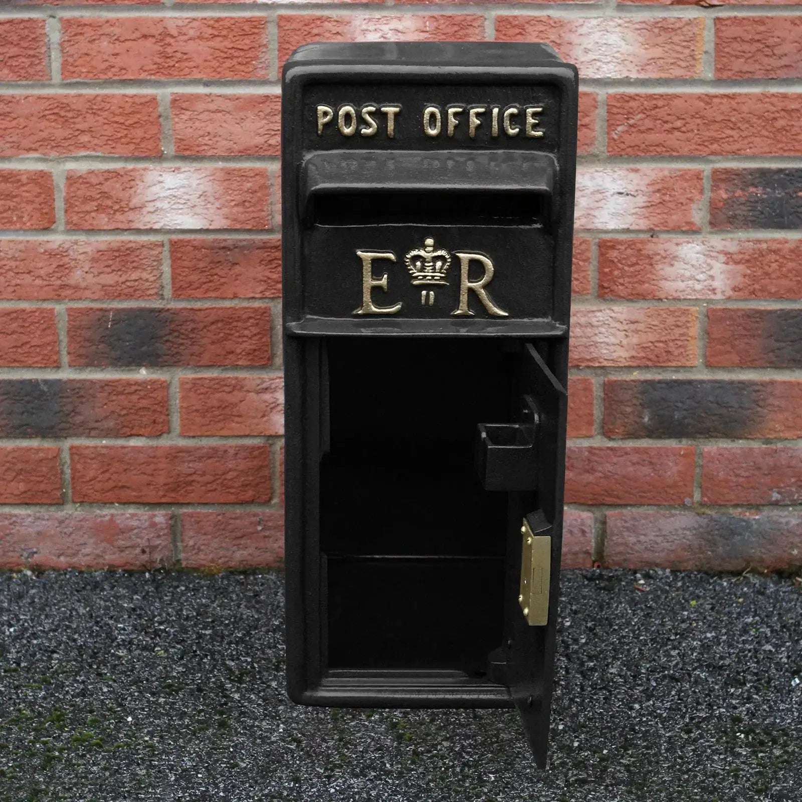 Monster Shop Black Royal Mail Post Box -