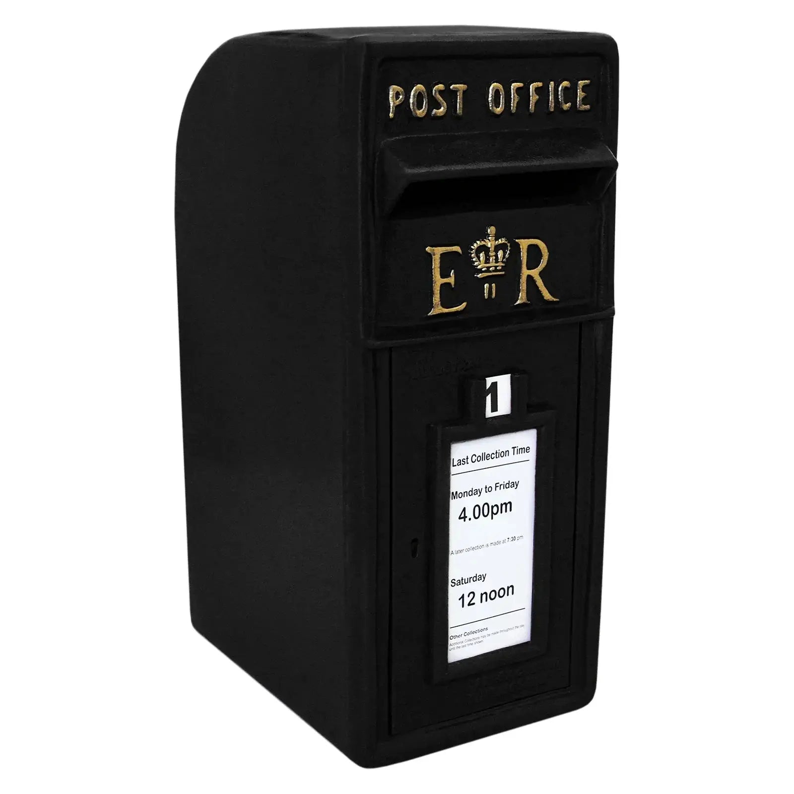 Monster Shop Black Royal Mail Post Box -
