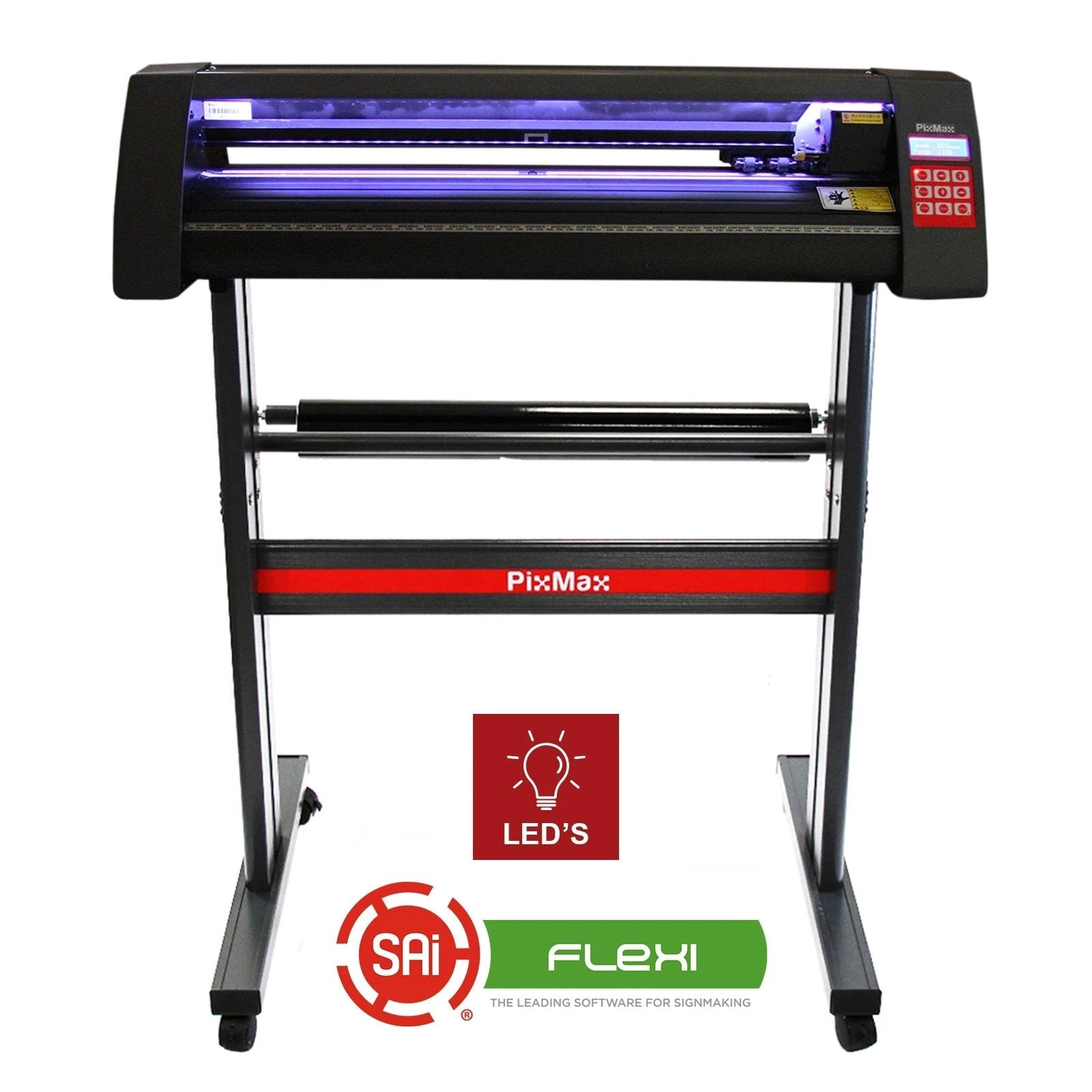 Vinyl Cutter 720mm, FlexiStarter Software & LED Light Guide by Monster Shop