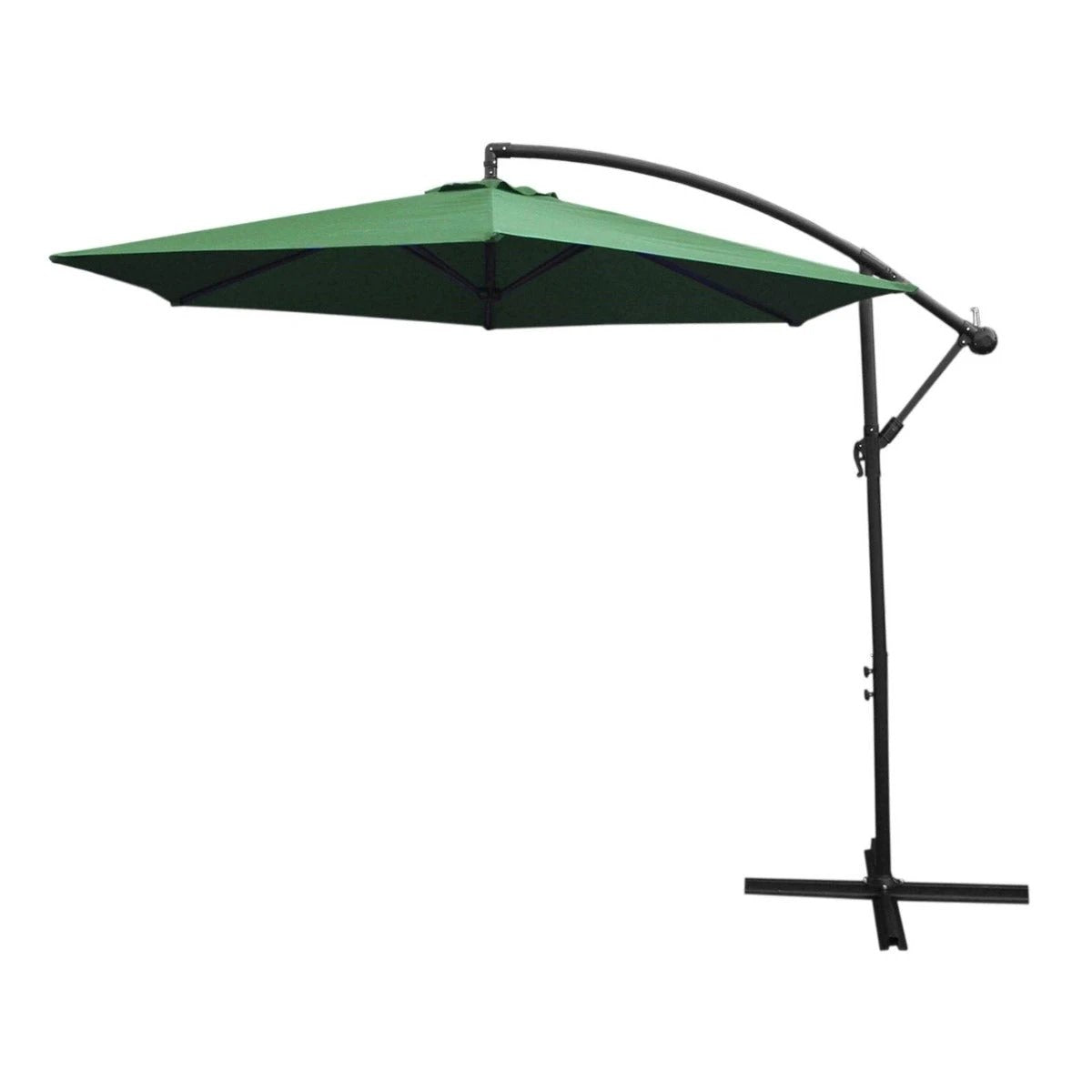 Monster Shop Premium Cantilever Parasol With Crank And Fan Base For Outdoor Gardens And Patios - Uncategorized Parasol