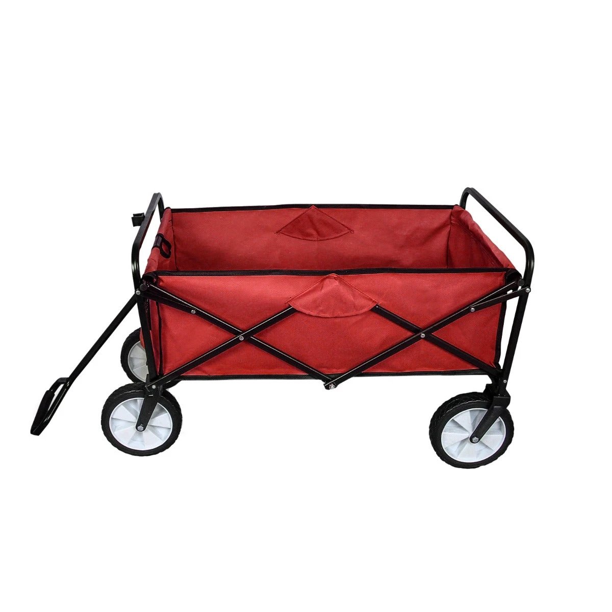 Foldable Garden Cart Red by Monster Shop